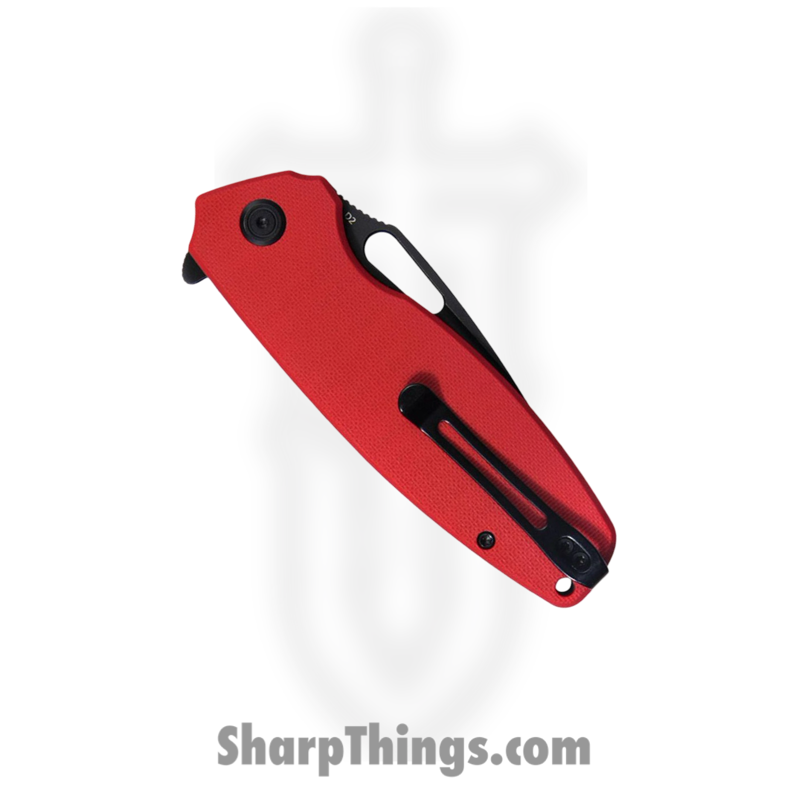 Kubey - KUB322J - Tityus - Folding Knife - D2 Stonewash Drop Point - G10 - Red - Image 2