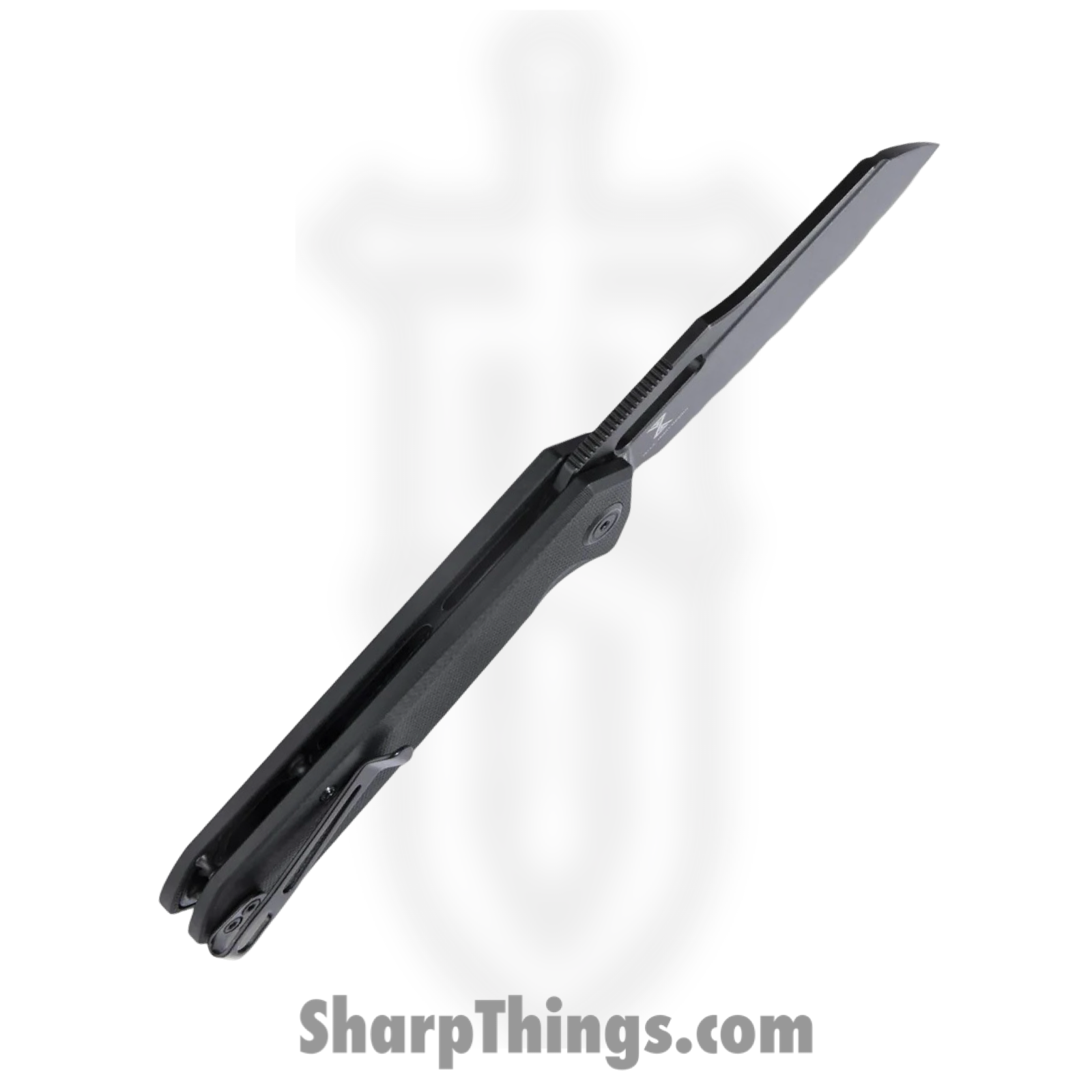Kubey - KUB328C - Atlas - Folding Knife - 14C28N Blasted Tanto - G10 - Black - Image 5