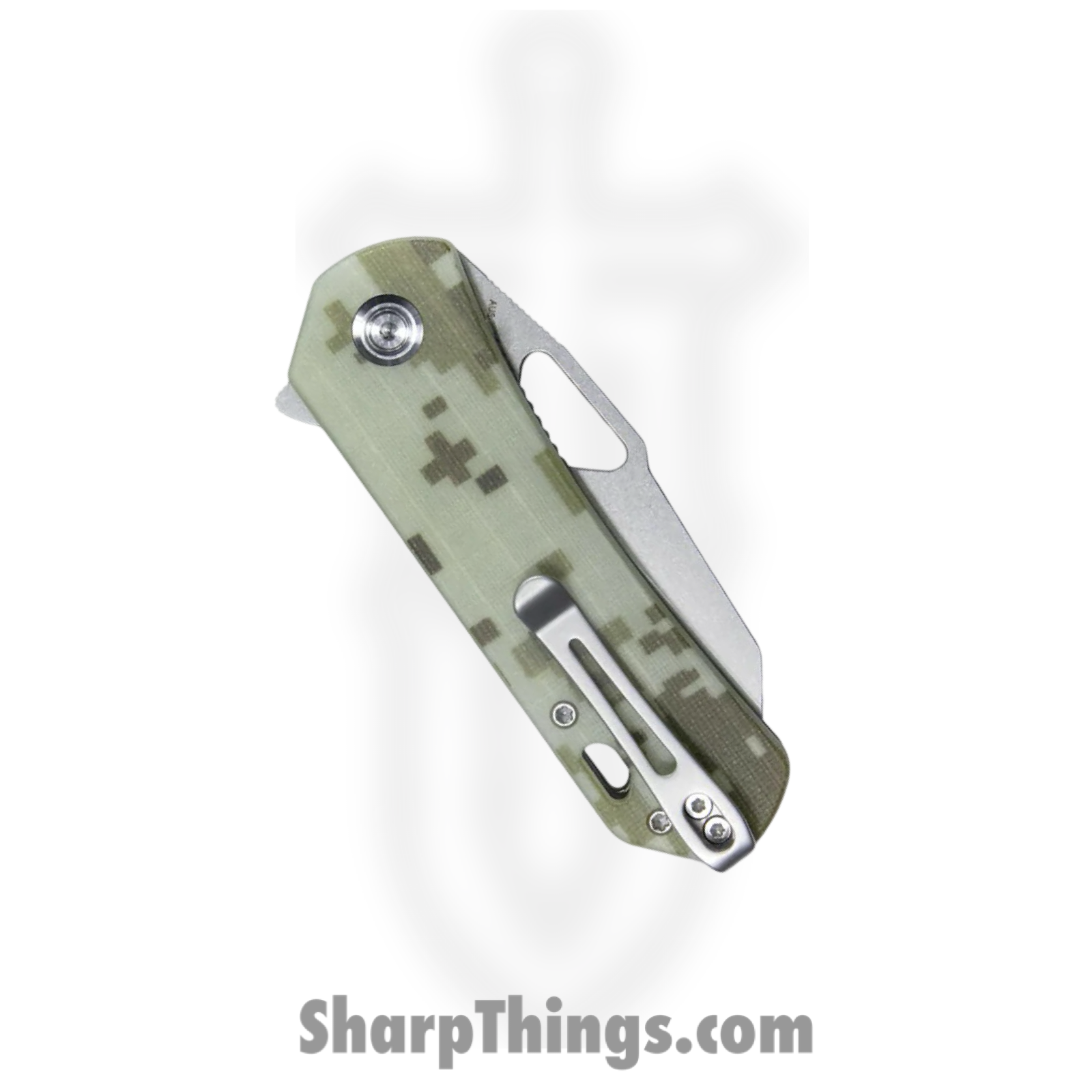 Kubey - KUB332J - Duroc - Folding Knife - AUS-10A Blasted Sheepsfoot - G10 - Camo - Image 4
