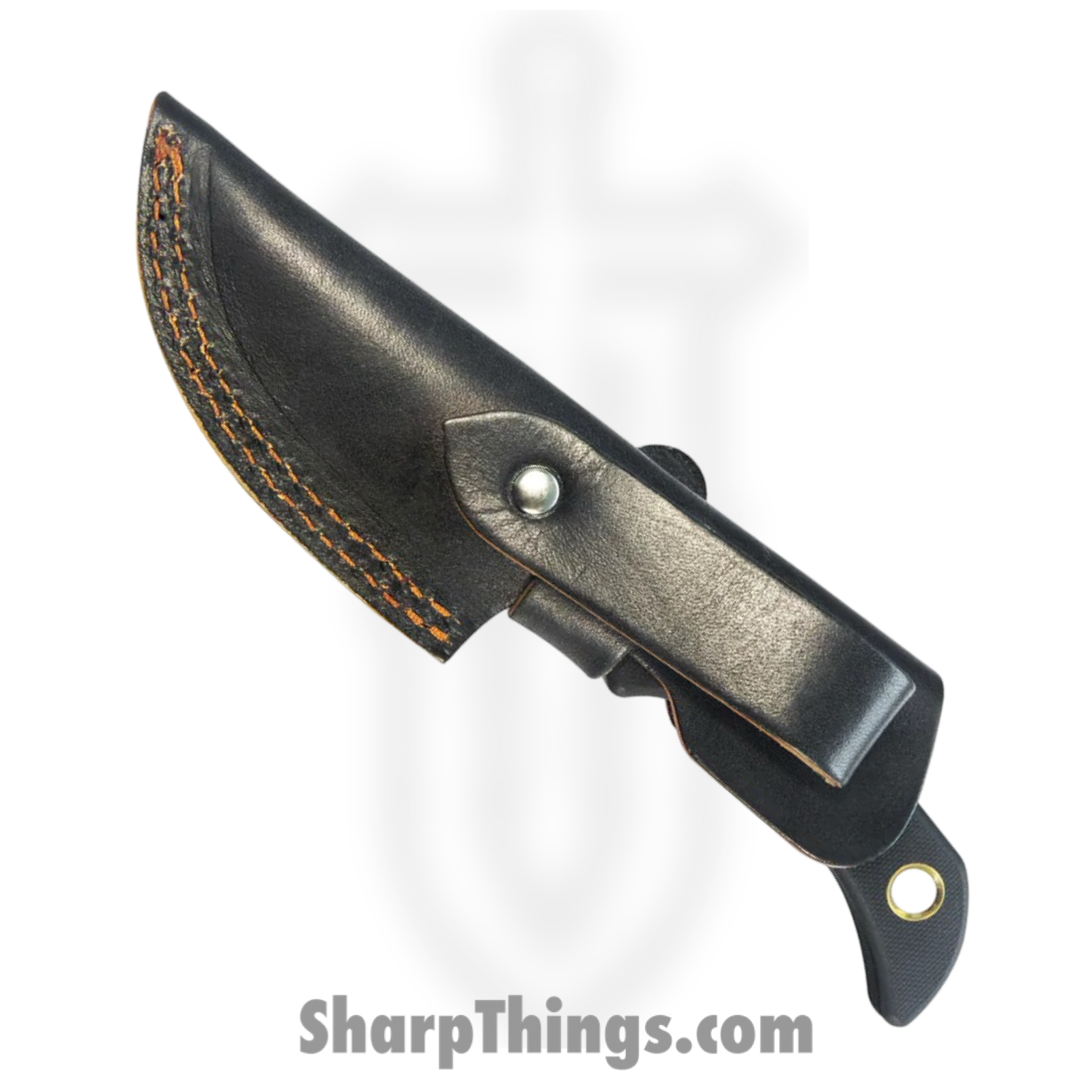 Kubey - KUB375B - Willumsen Hunter - Fixed Blade Knife - 14C28N Blackwash Clip Point - G10 - Black Gold - Image 5