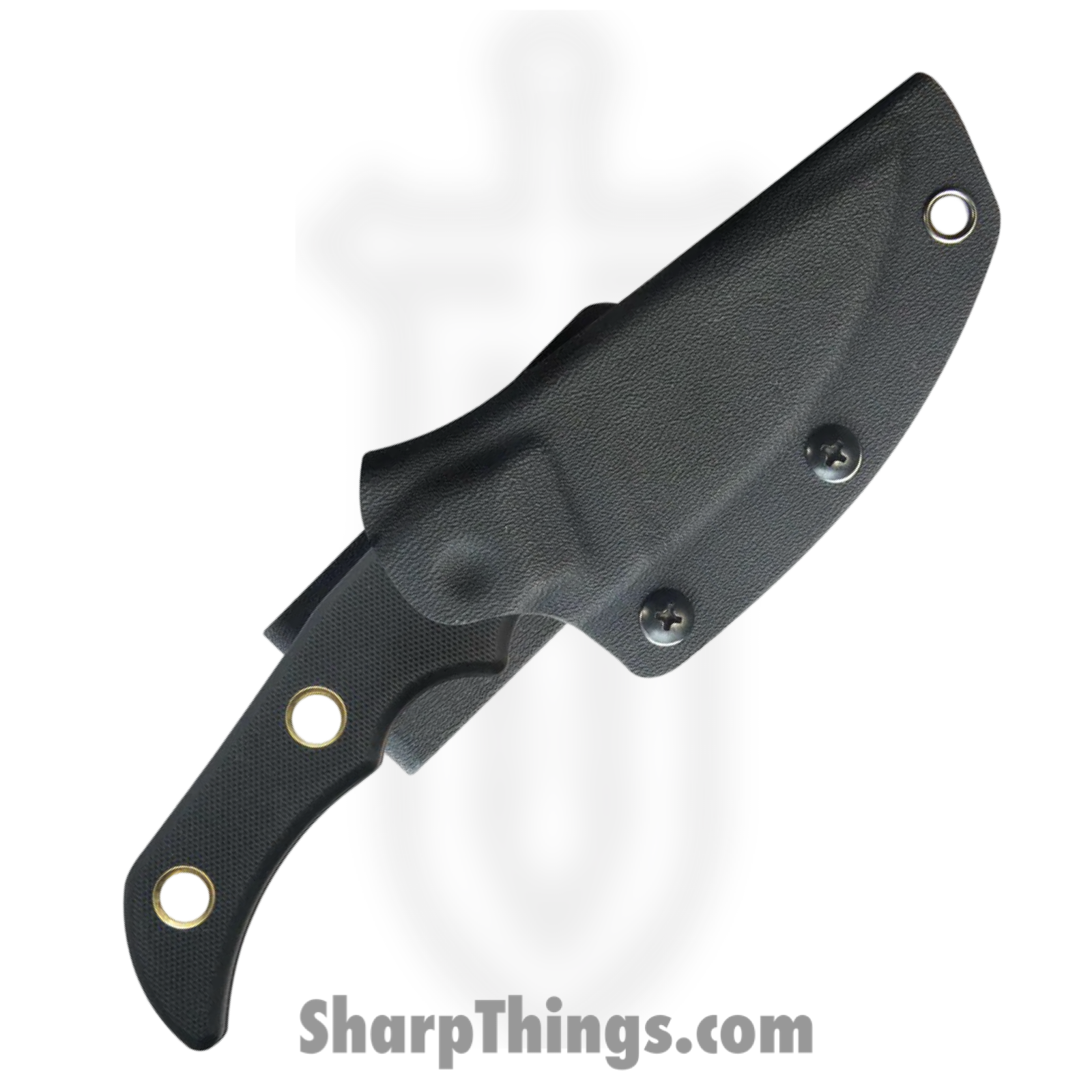 Kubey - KUB376C - Willumsen Hunter - Fixed Blade Knife - 14C28N Blackwash Drop Point - G10 - Black - Image 3