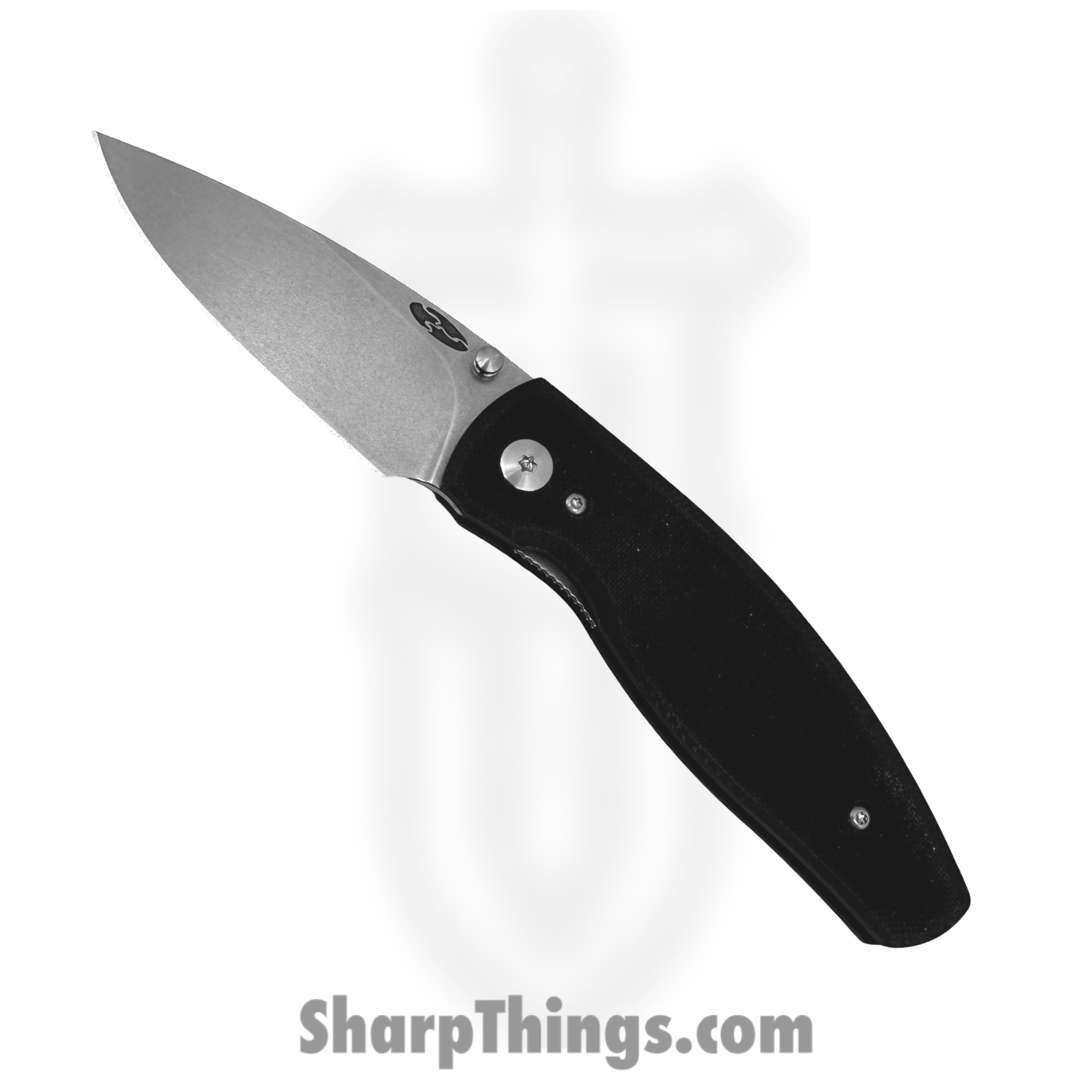 TRM - N2-G10-3D-JB - Neutron 2 Liner Lock - Folding Knife - CPM MagnaCut Stonewash Drop Point - G10 - Jet Black