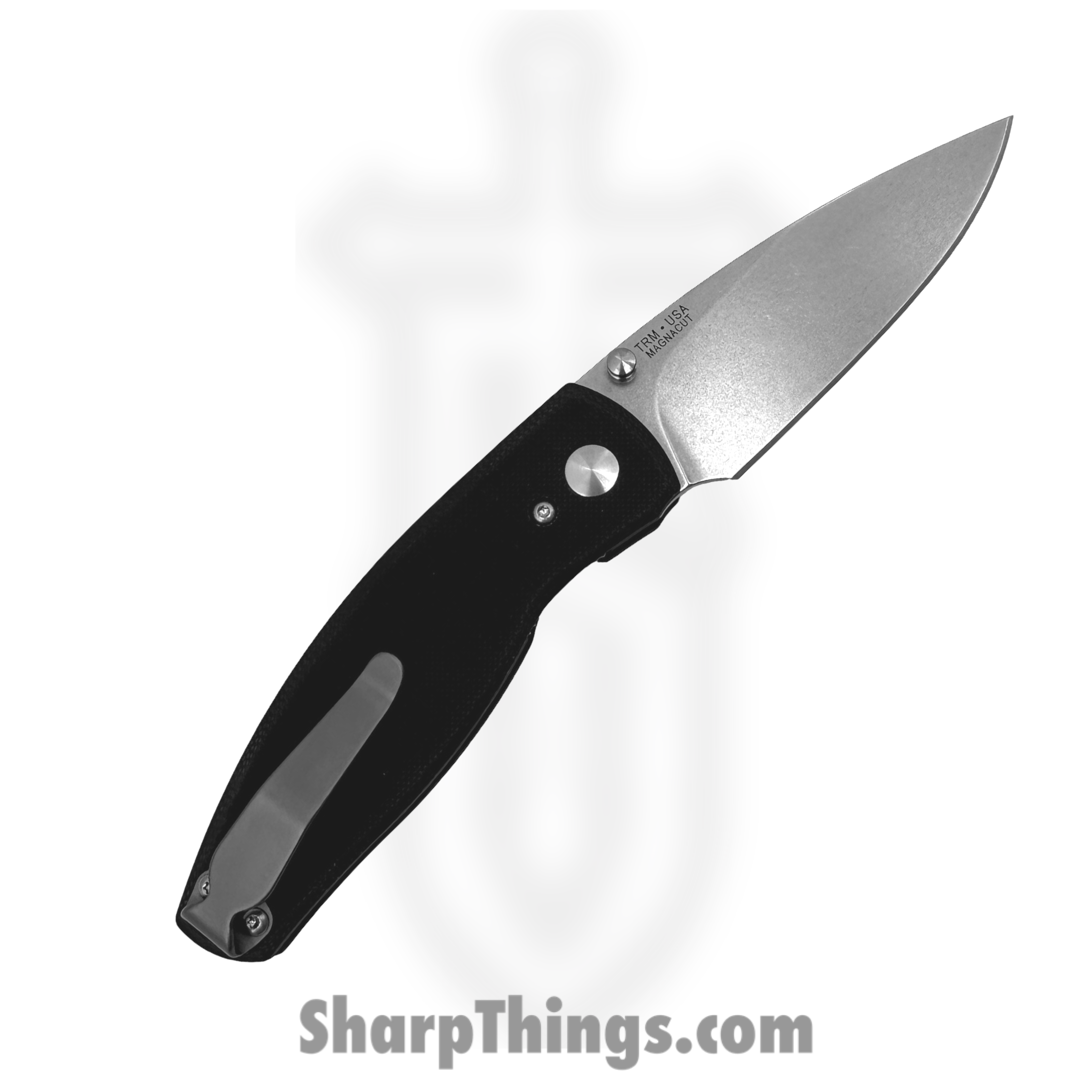 TRM - N2-G10-3D-JB - Neutron 2 Liner Lock - Folding Knife - CPM MagnaCut Stonewash Drop Point - G10 - Jet Black - Image 2