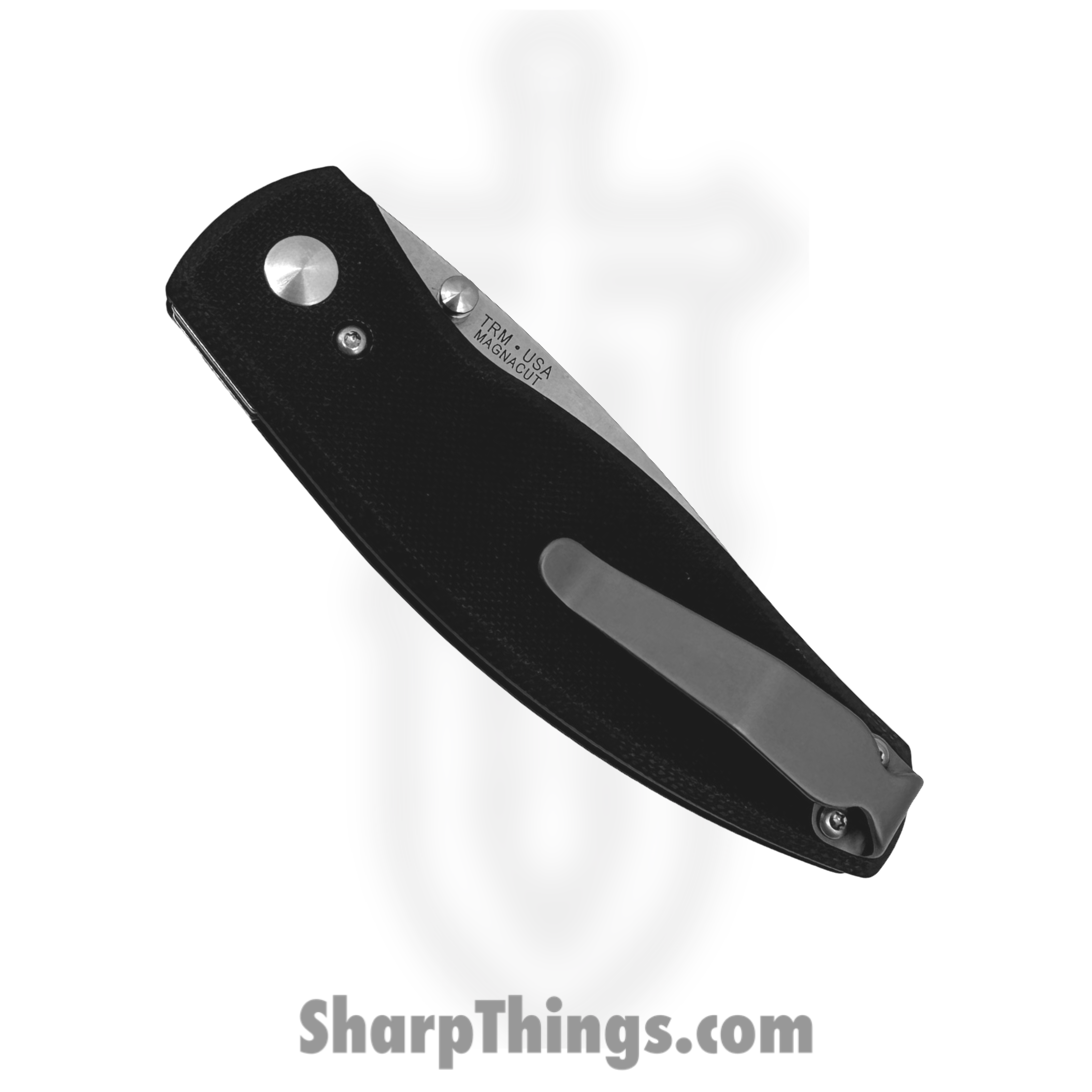 TRM - N2-G10-3D-JB - Neutron 2 Liner Lock - Folding Knife - CPM MagnaCut Stonewash Drop Point - G10 - Jet Black - Image 3