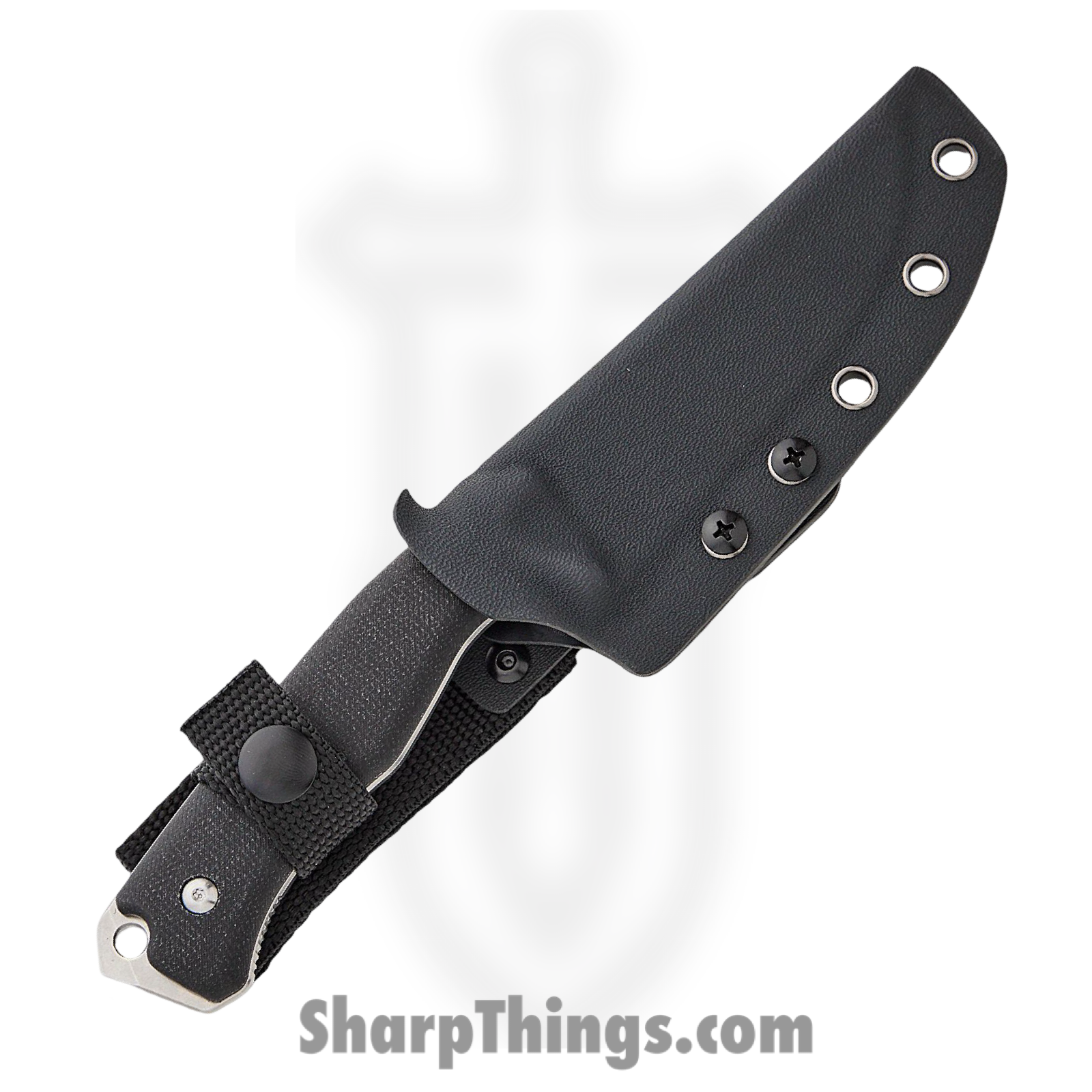 Ruike - RKEF186MB - F186 - Fixed Blade Knife - D2 Stonewash Clip Point - Micarta - Black - Image 3