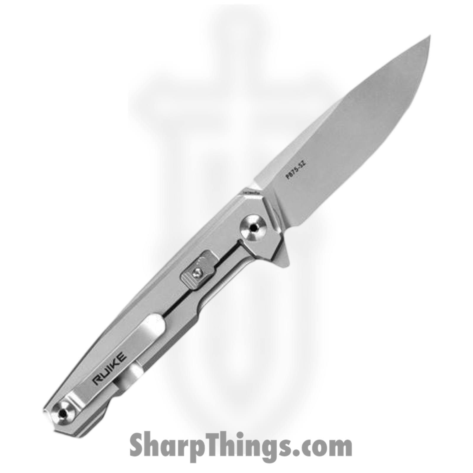Ruike - RKEP875SZ - P875-SZ Beta Plus - Folding Knife - 14C28N Satin Drop Point - 420 SS G10 CF - Silver Black - Image 2