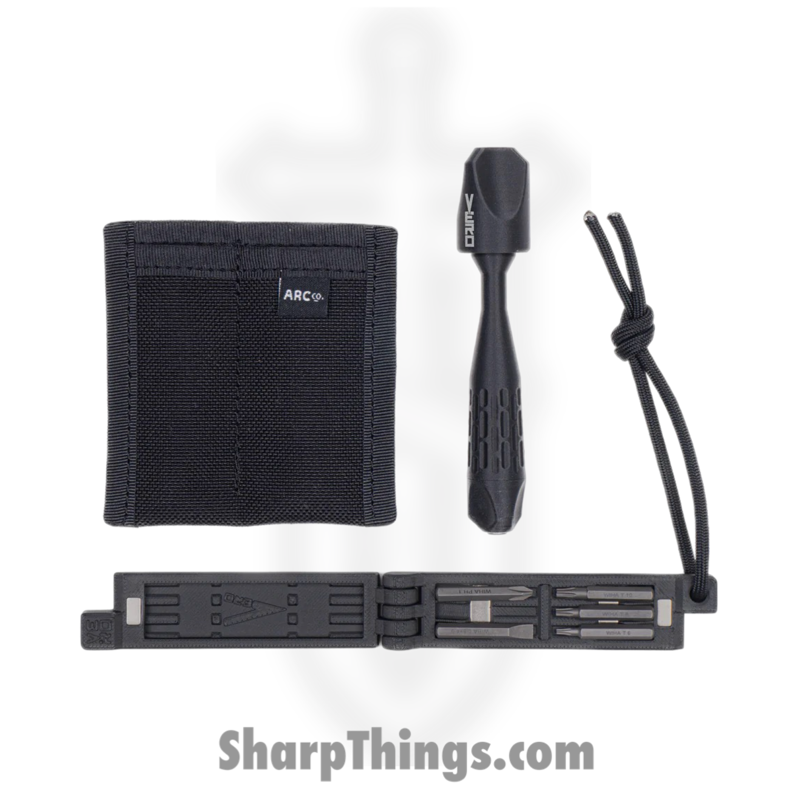 Vero Engineering - VE-VtxL-kit-blk - Vortex Lite Kit - Driver Bit Holder Case - 3D Printed Carbon Fiber Infused Thermo-Plastic - Black - Image 3