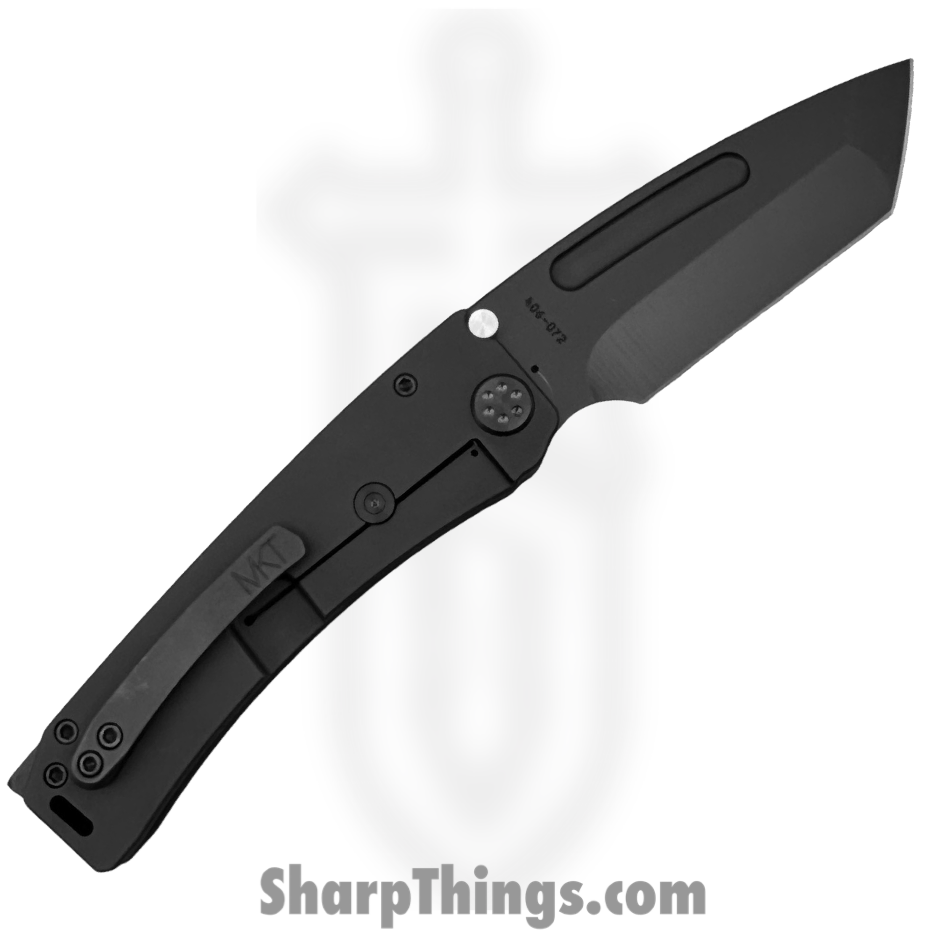 Medford Knife and Tool - 091924C - Marauder-H - Folding Knife - S45VN Coated Tanto - Titanium - Black - Image 2