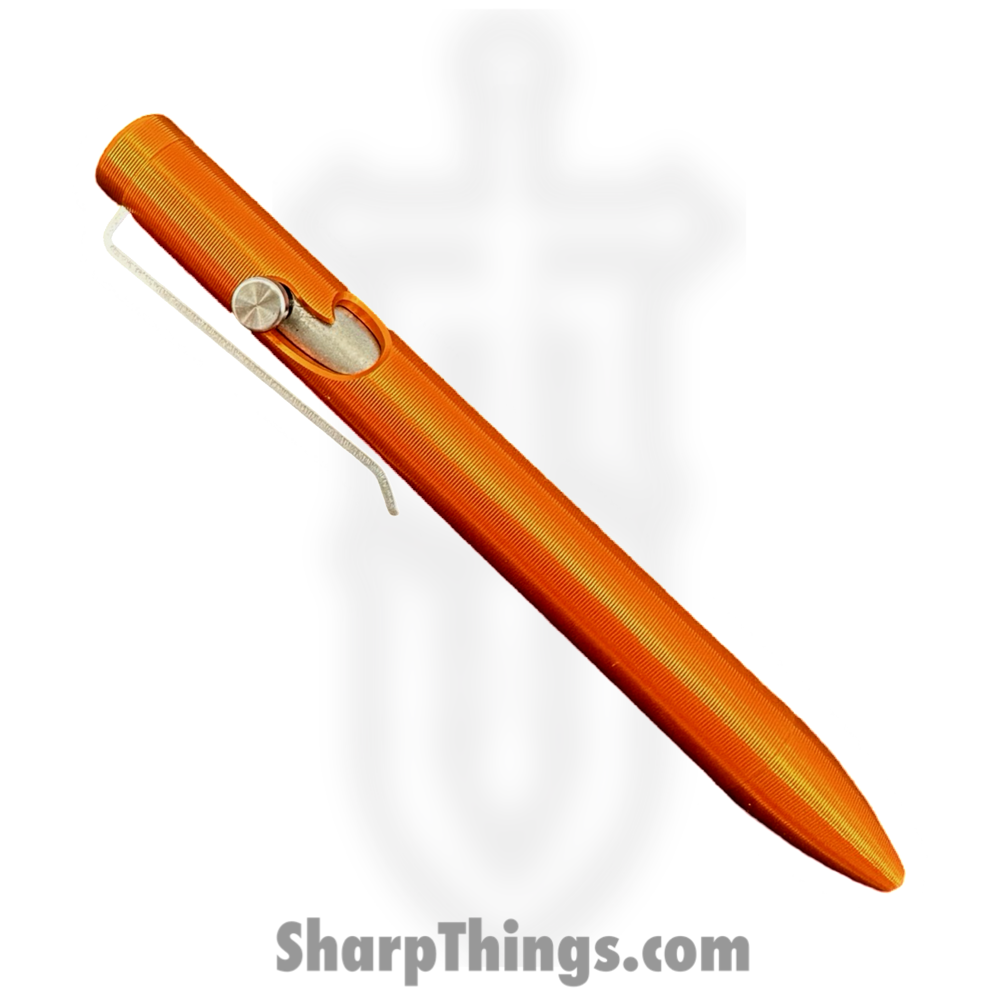 Tactile Turn - 10-BA3-AAL-ORA - Bolt Action Mini - Aluminum - Orange