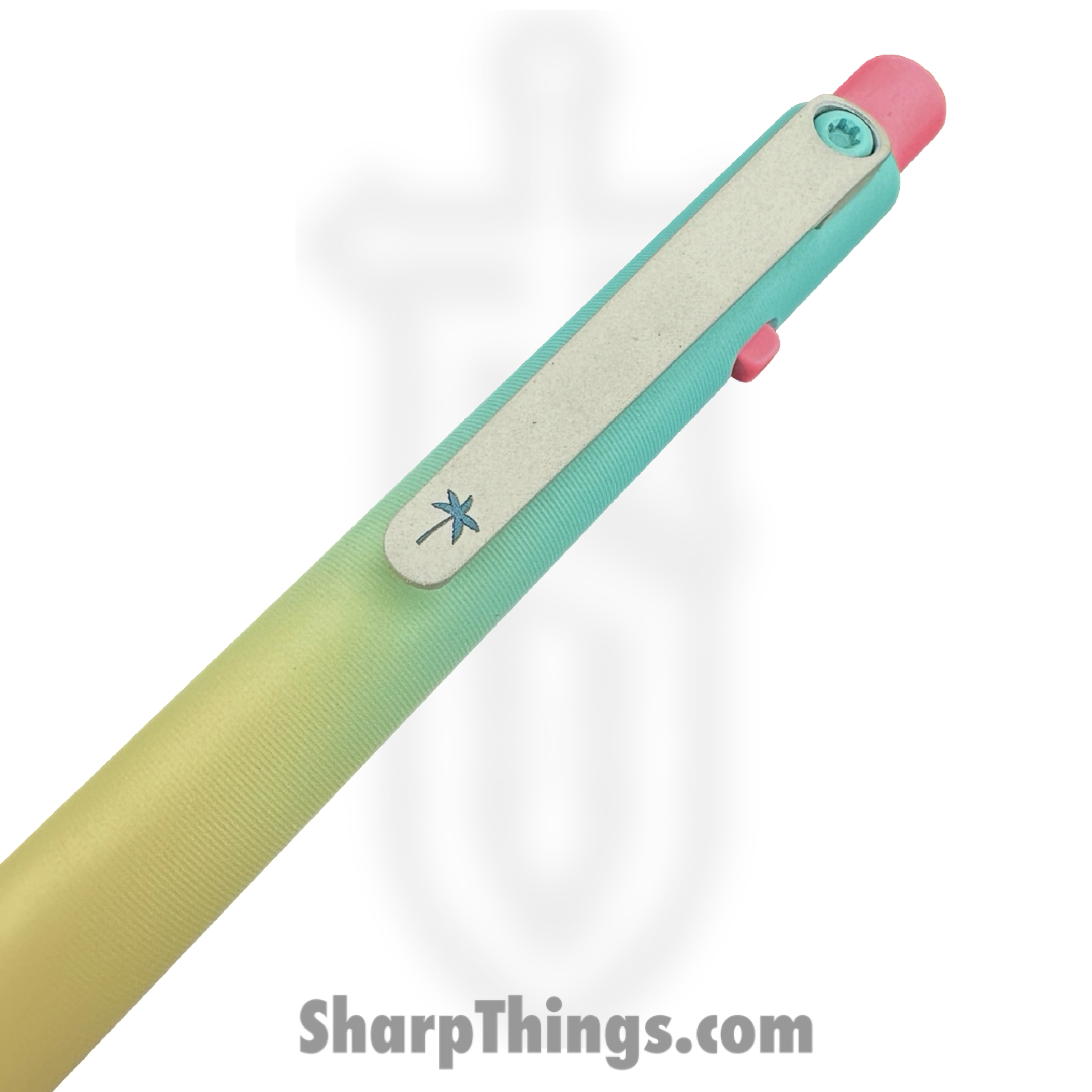 Tactile Turn - 10-SC3-SEA-VDY - Side Click Mini - Seasonal Release Vice - Day - Titanium - Pink/Blue/Cream - Image 4