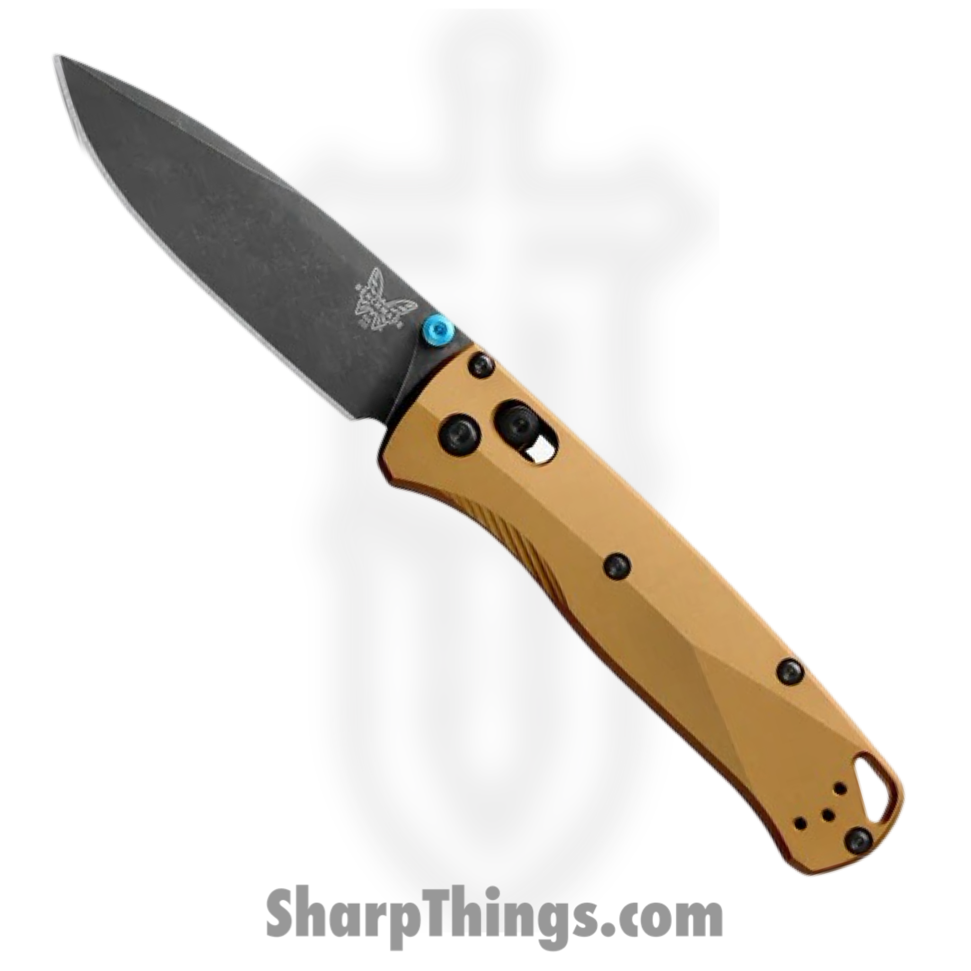 Benchmade - 535BK-07 - Bugout - Folding Knife - M390 Coated Drop Point - Aluminum - Bronze