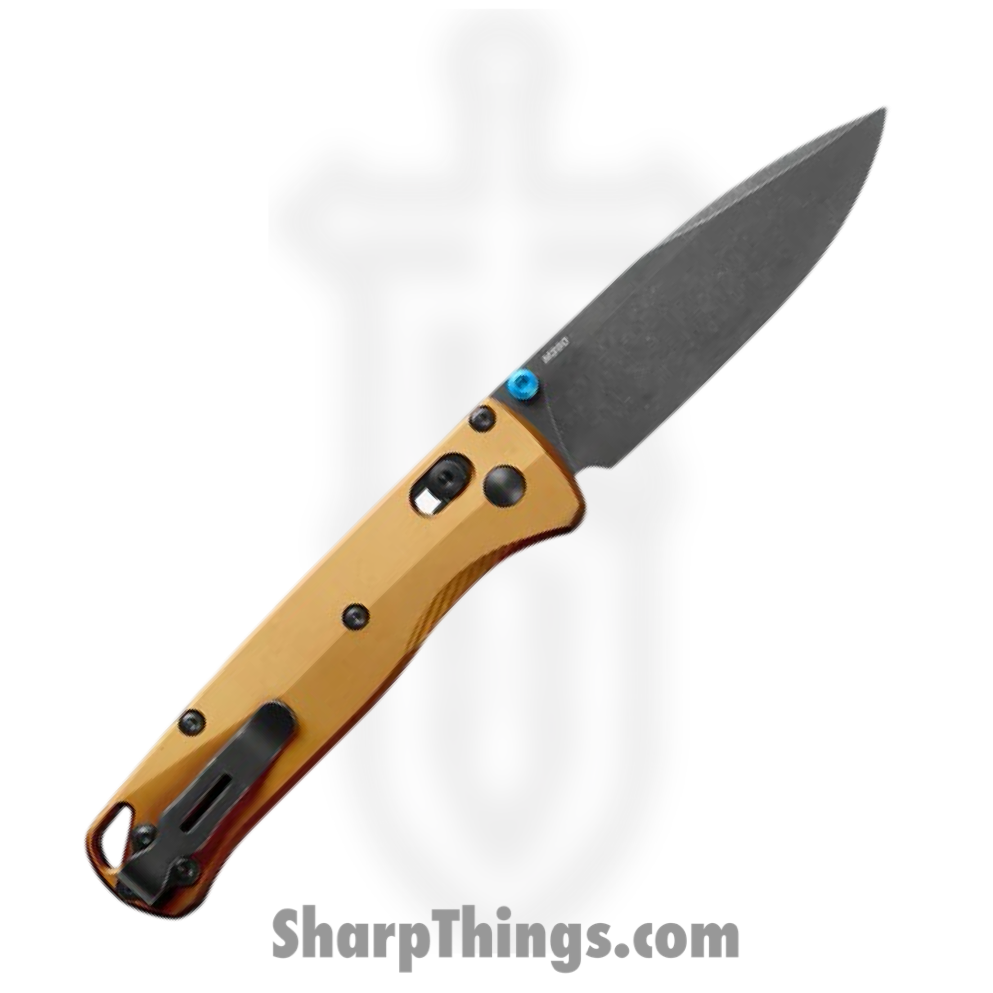 Benchmade - 535BK-07 - Bugout - Folding Knife - M390 Coated Drop Point - Aluminum - Bronze - Image 2