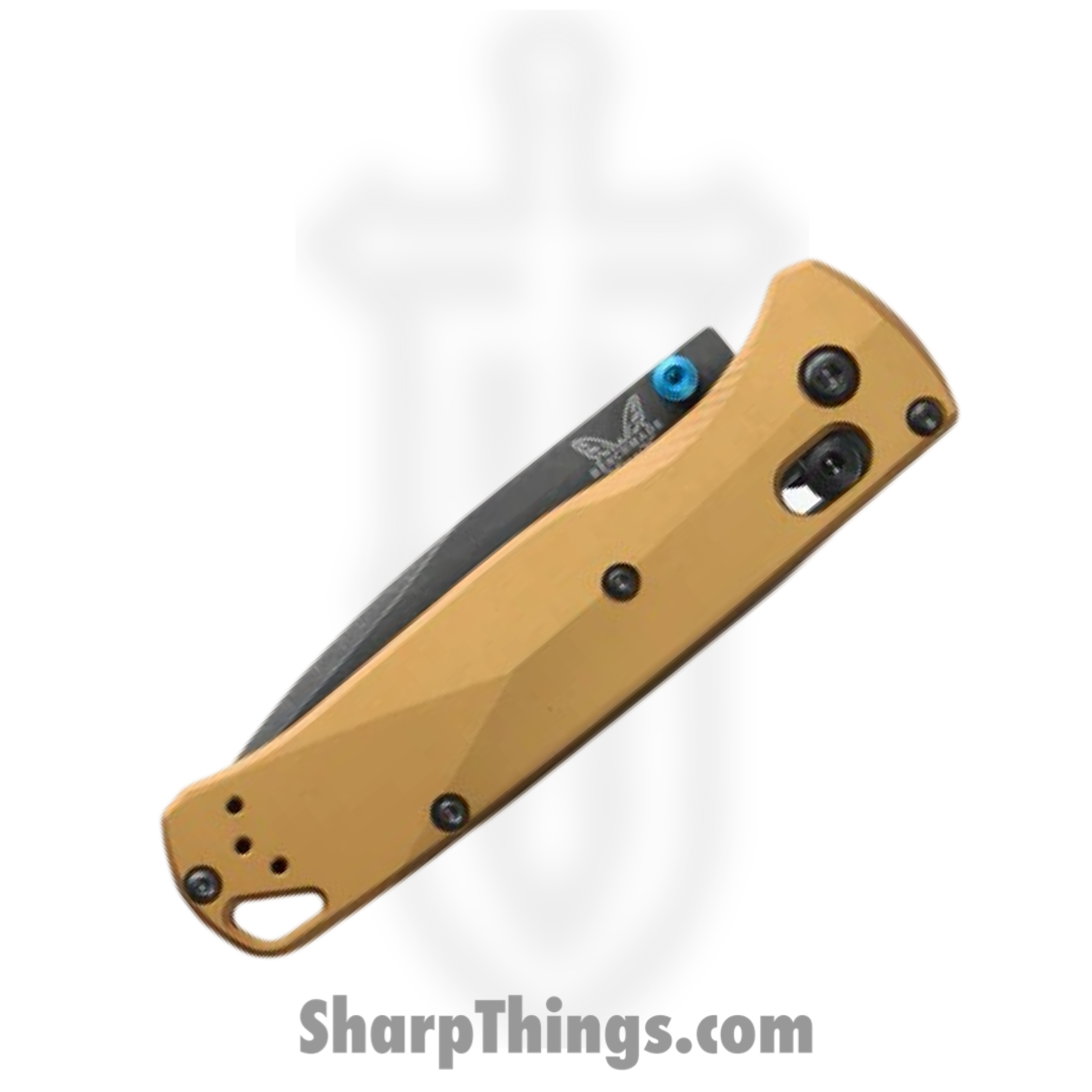 Benchmade - 535BK-07 - Bugout - Folding Knife - M390 Coated Drop Point - Aluminum - Bronze - Image 3