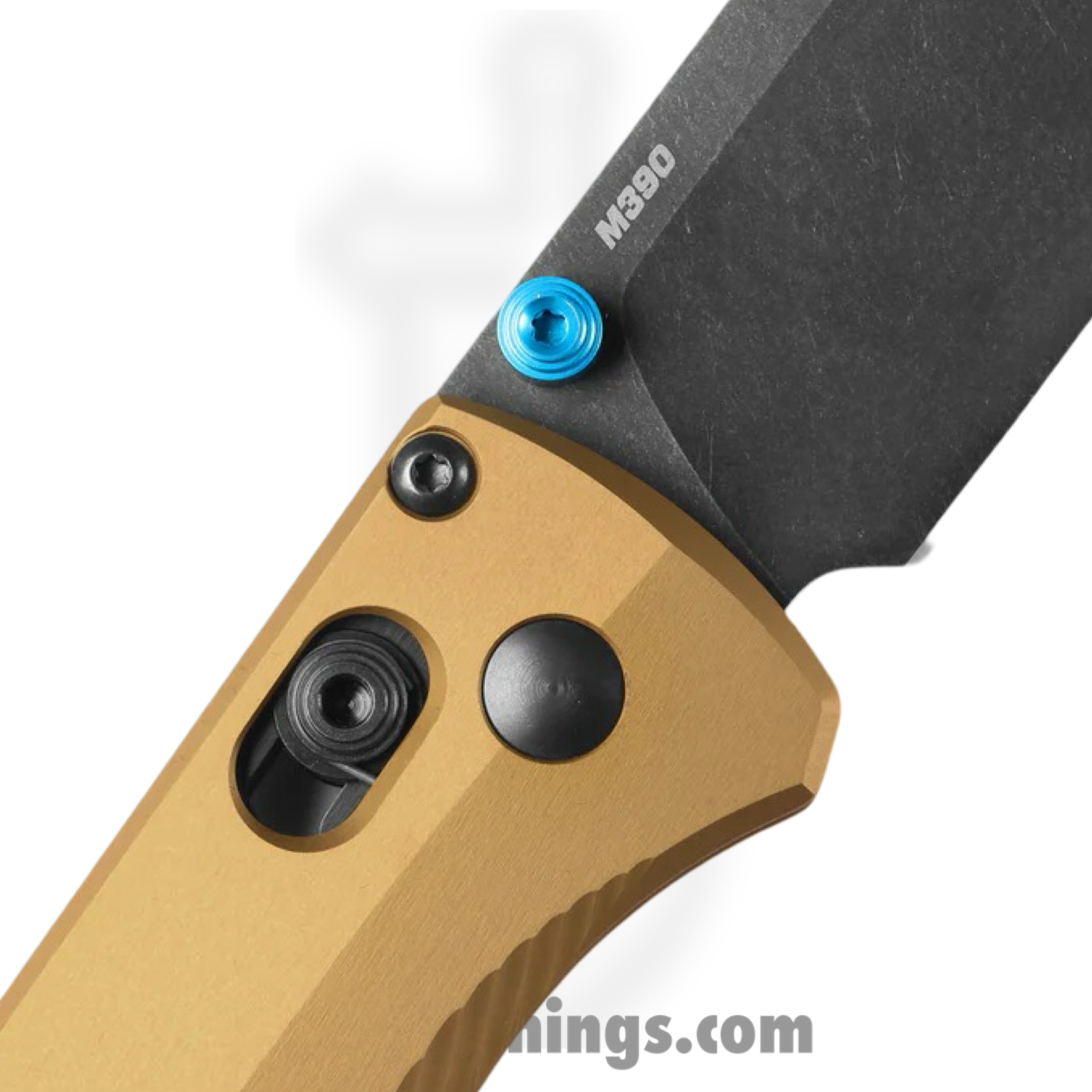 Benchmade - 535BK-07 - Bugout - Folding Knife - M390 Coated Drop Point - Aluminum - Bronze - Image 4