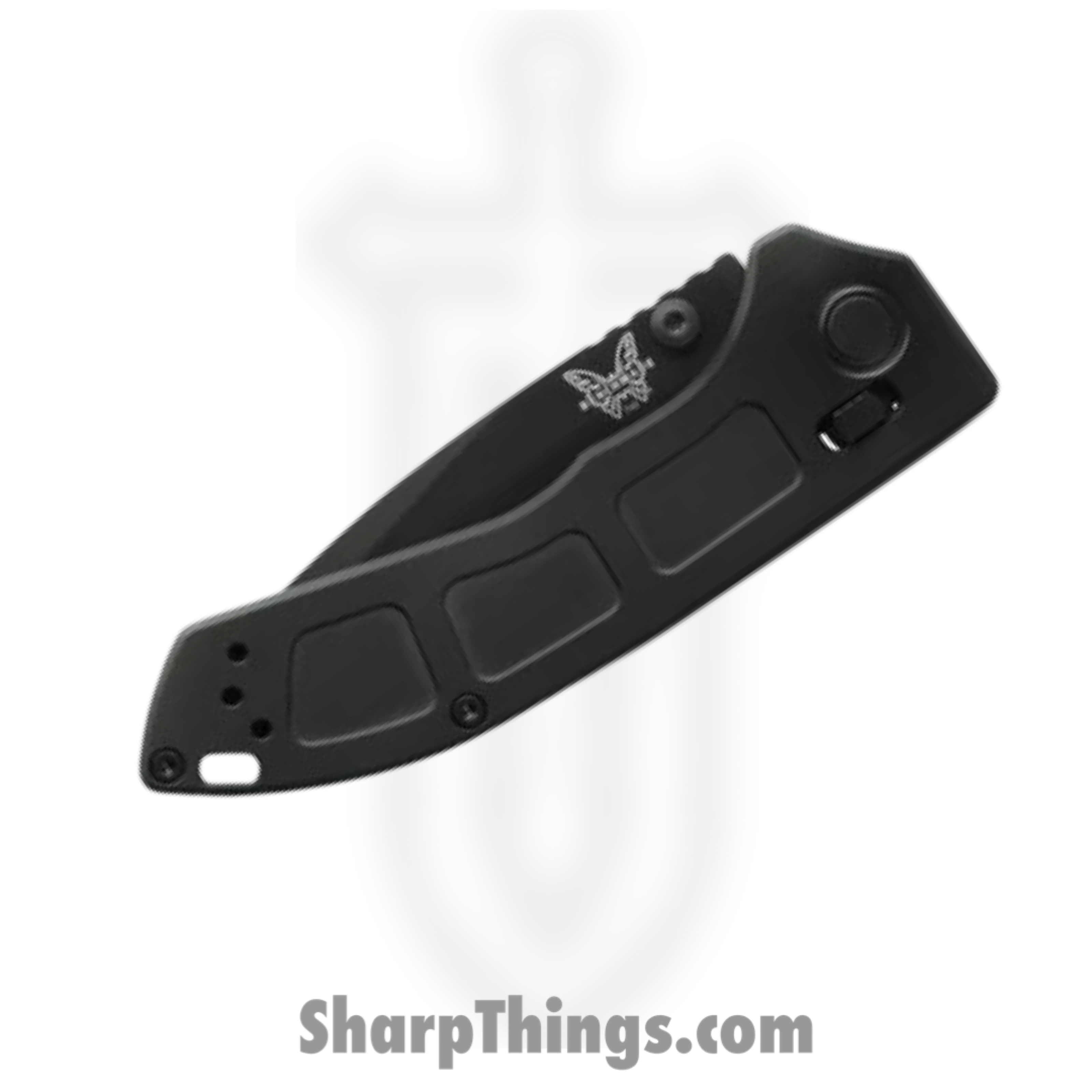 Benchmade - 743BK-01 - Mini Narrows - Folding Knife - 20CV DLC Drop Point - Titanium - Black - Image 3
