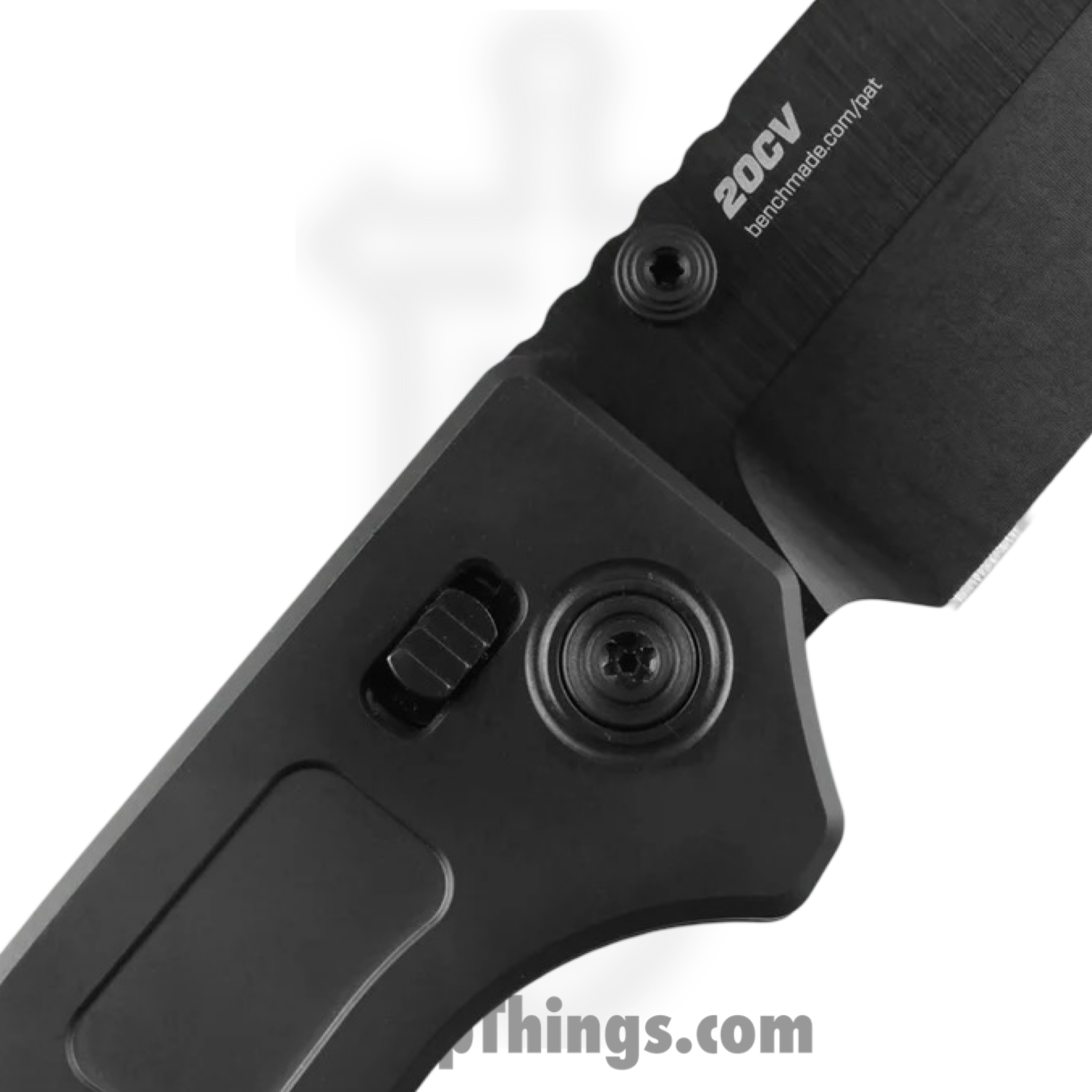 Benchmade - 743BK-01 - Mini Narrows - Folding Knife - 20CV DLC Drop Point - Titanium - Black - Image 4