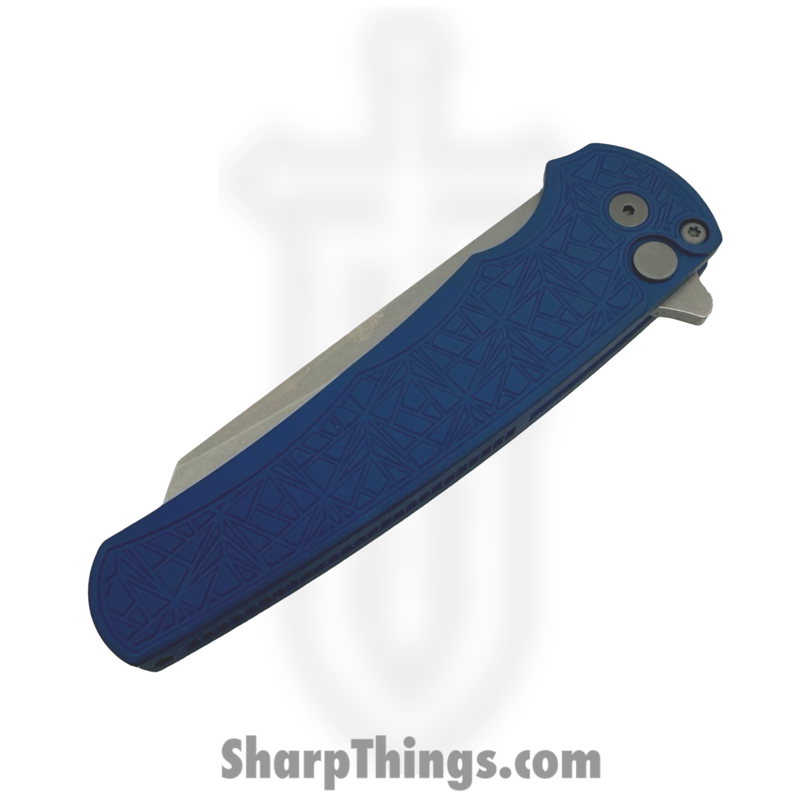 ProTech - 5405-BLUE NEXUS - Malibu Nexus - Folding Knife - CPM MagnaCut Stonewash Reverse Tanto - Aluminum - Blue - Image 3
