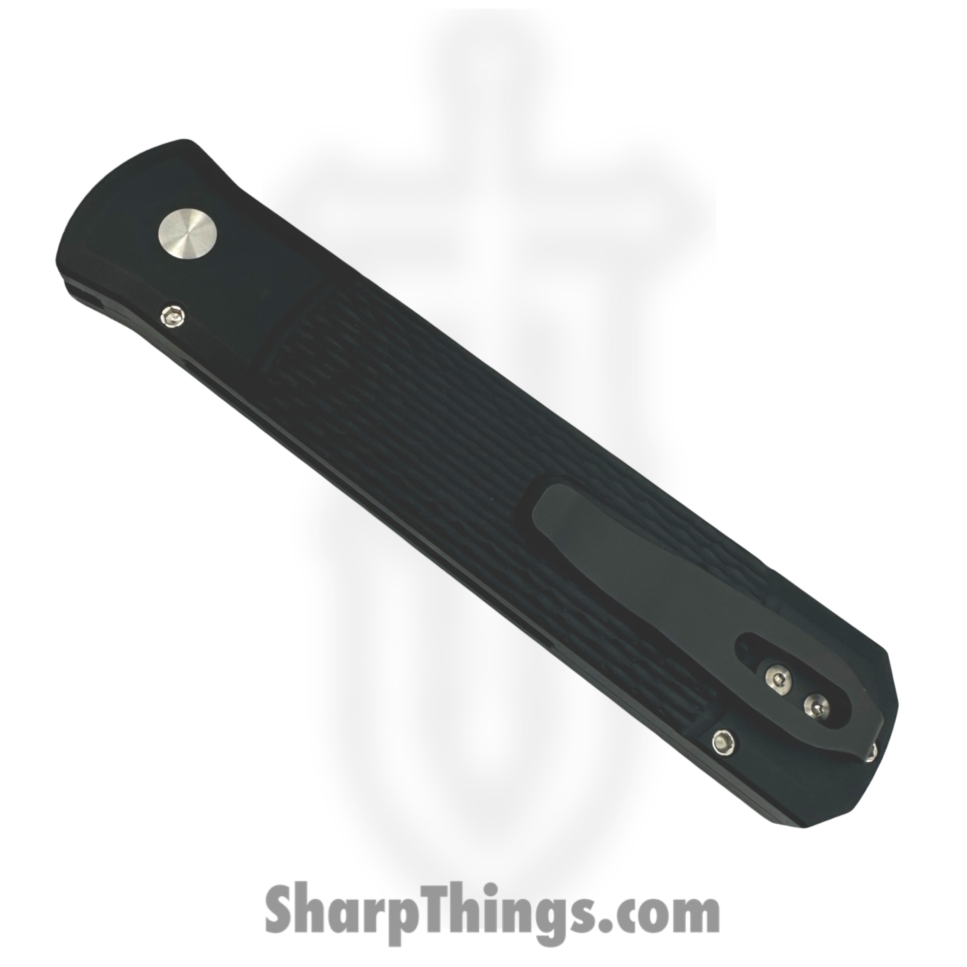 ProTech - 925-LTD - Godfather - Automatic Knife - 154CM Satin Spear Point - Aluminum - Black - Image 4