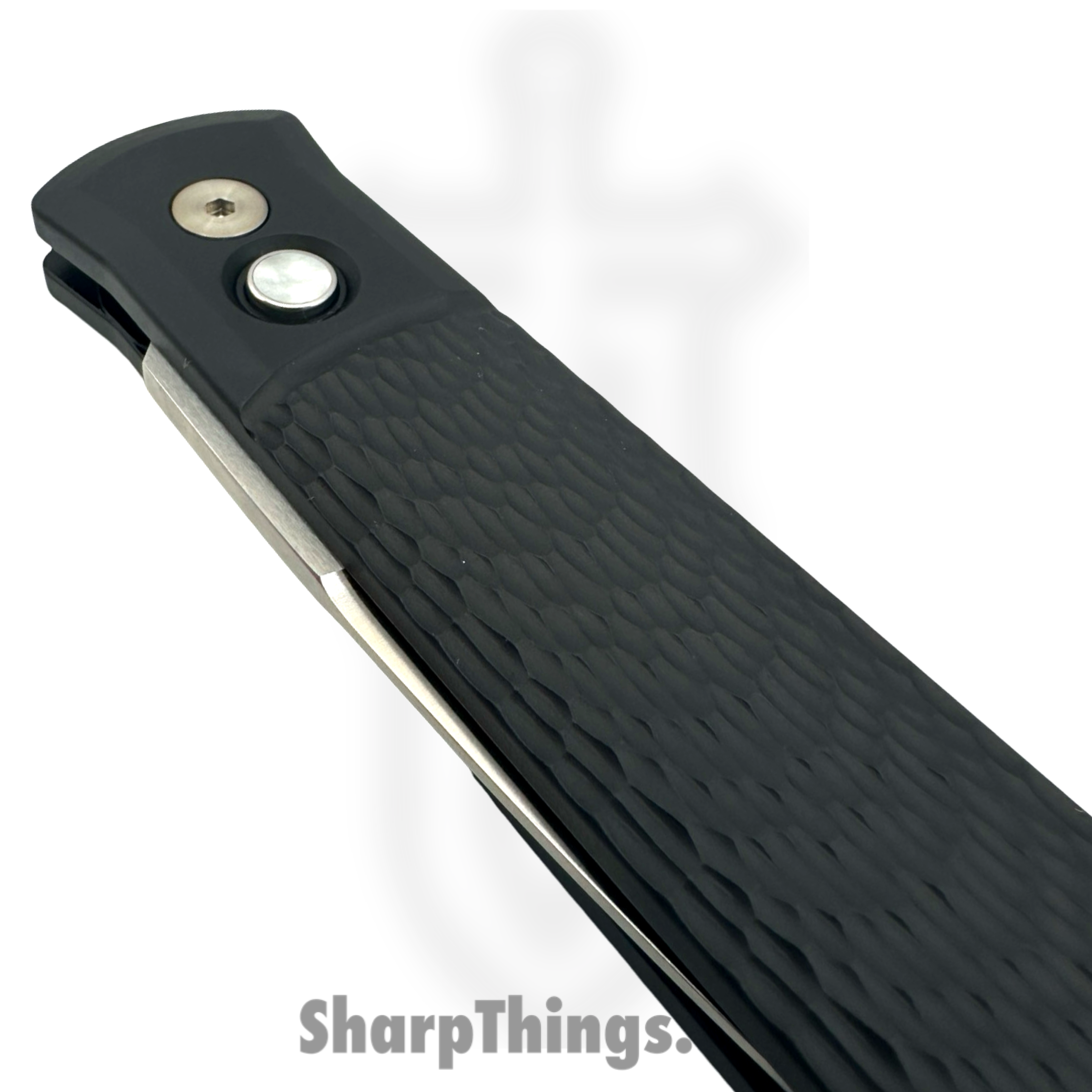 ProTech - 925-LTD - Godfather - Automatic Knife - 154CM Satin Spear Point - Aluminum - Black - Image 5