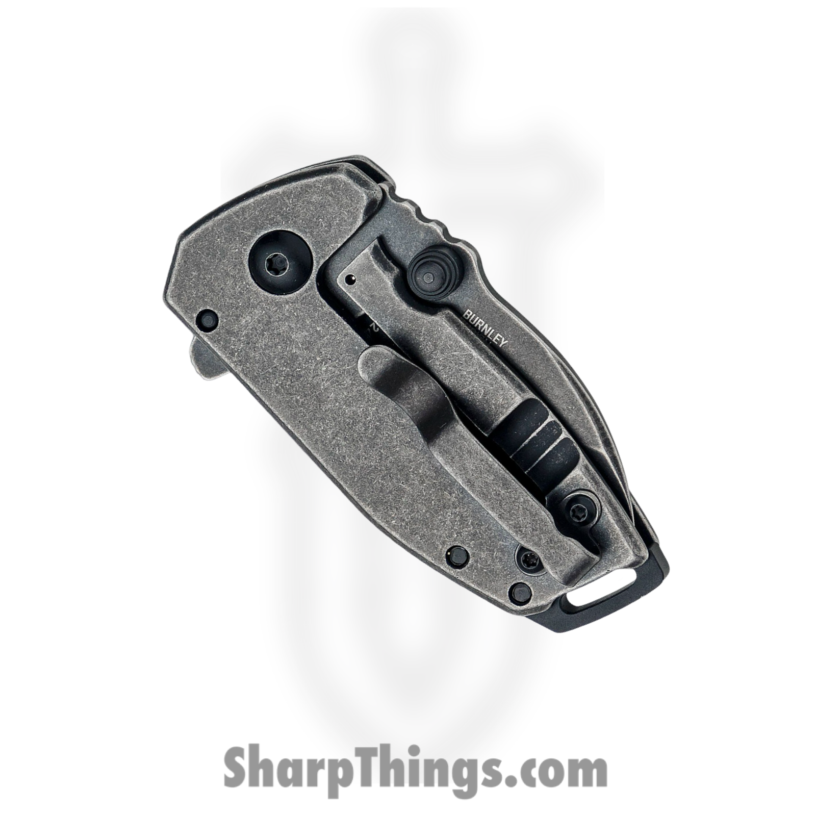 CRKT - CR2485K - Squid Compact - Assisted Open Knife - 8Cr13MoV Blackwash Spear Point - Stainless Steel - Black - Image 4