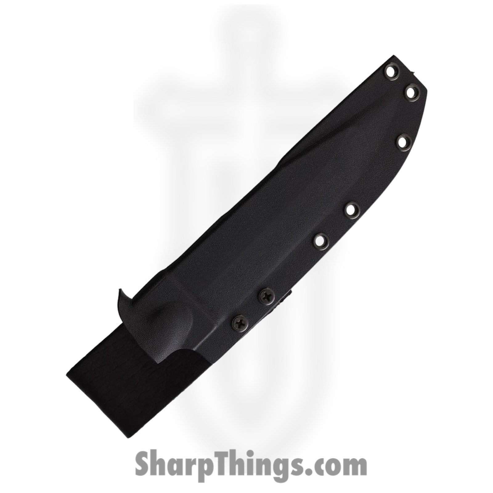 Condor Tool & Knife - CTK183463SS - Escort - Fixed Blade Knife - 420 HC Stonewash Spear Point - Polypropylene - Black - Image 2