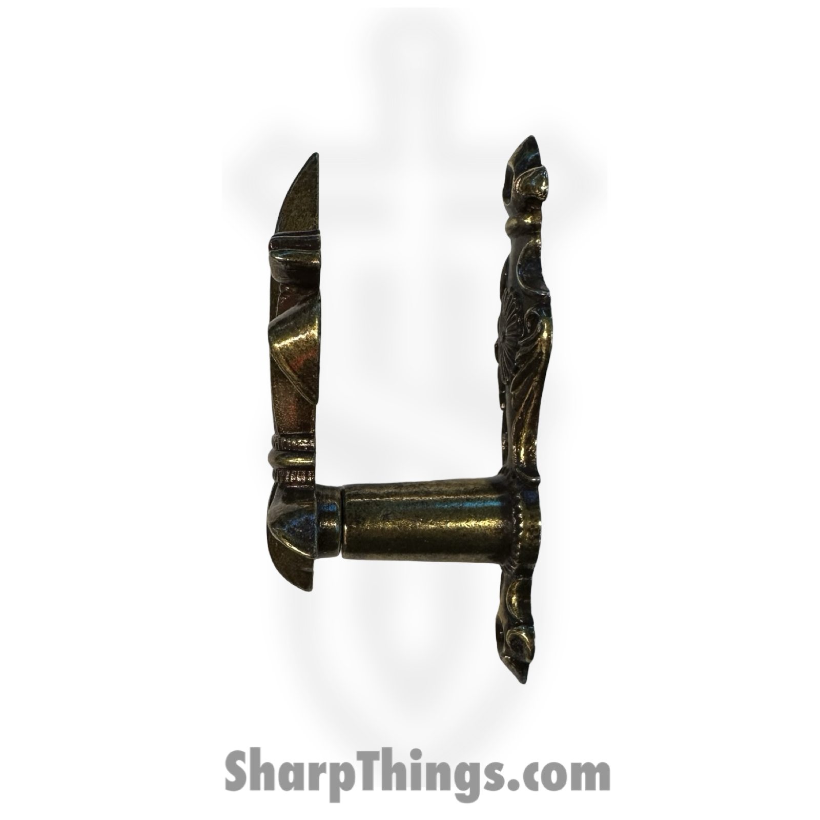 Denix - DX11L - Sword/Gun Hanger 2 Piece Set - Metal - Bronze - Image 2