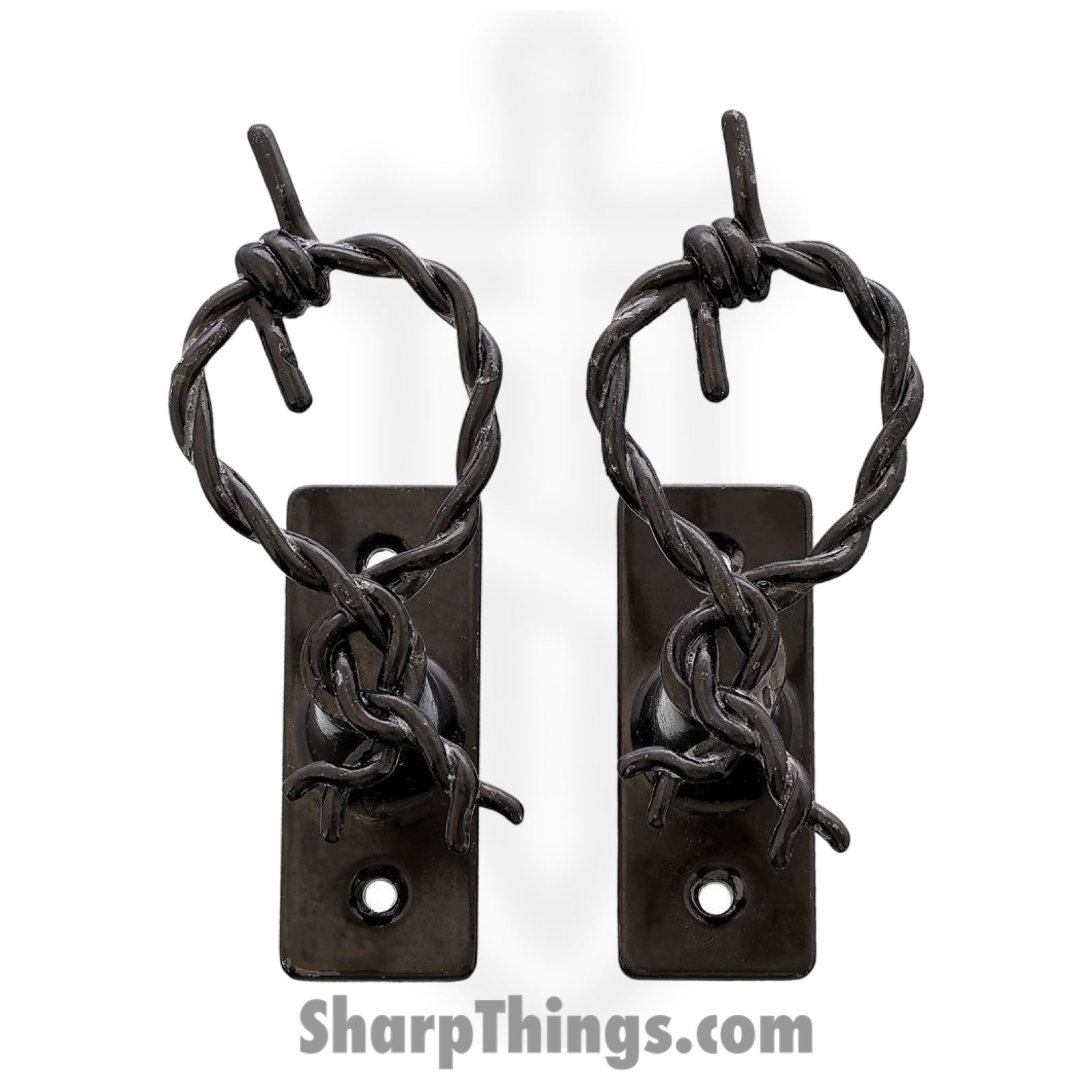Denix - DX20N - Barbed Wire Hanger Pair - Metal - Black