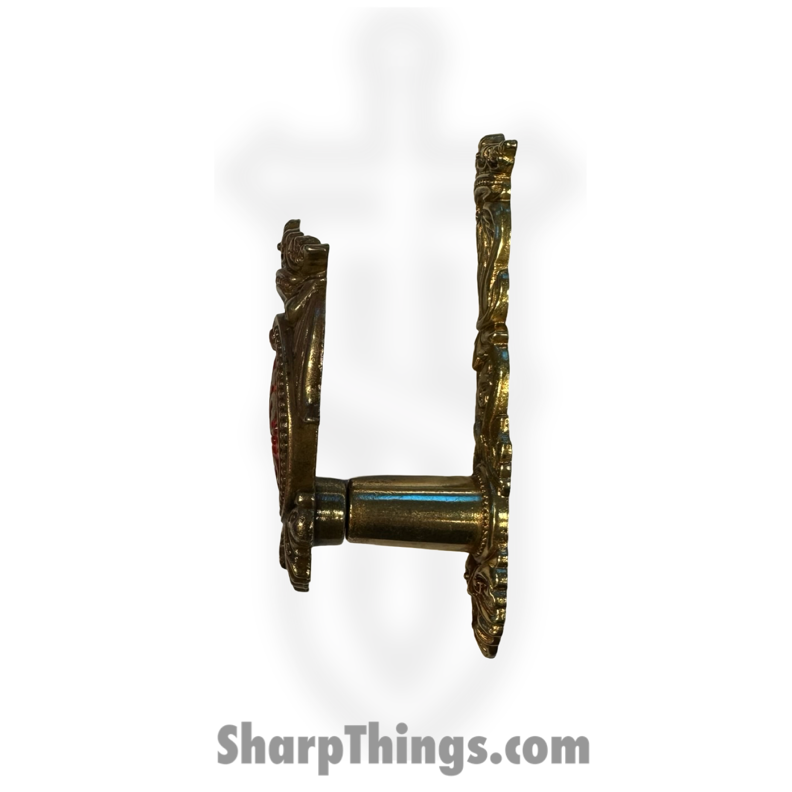 Denix - DX24L - Fleu de Lis Sword Gun Hanger 2 Piece Set - Metal - Bronze Red - Image 3