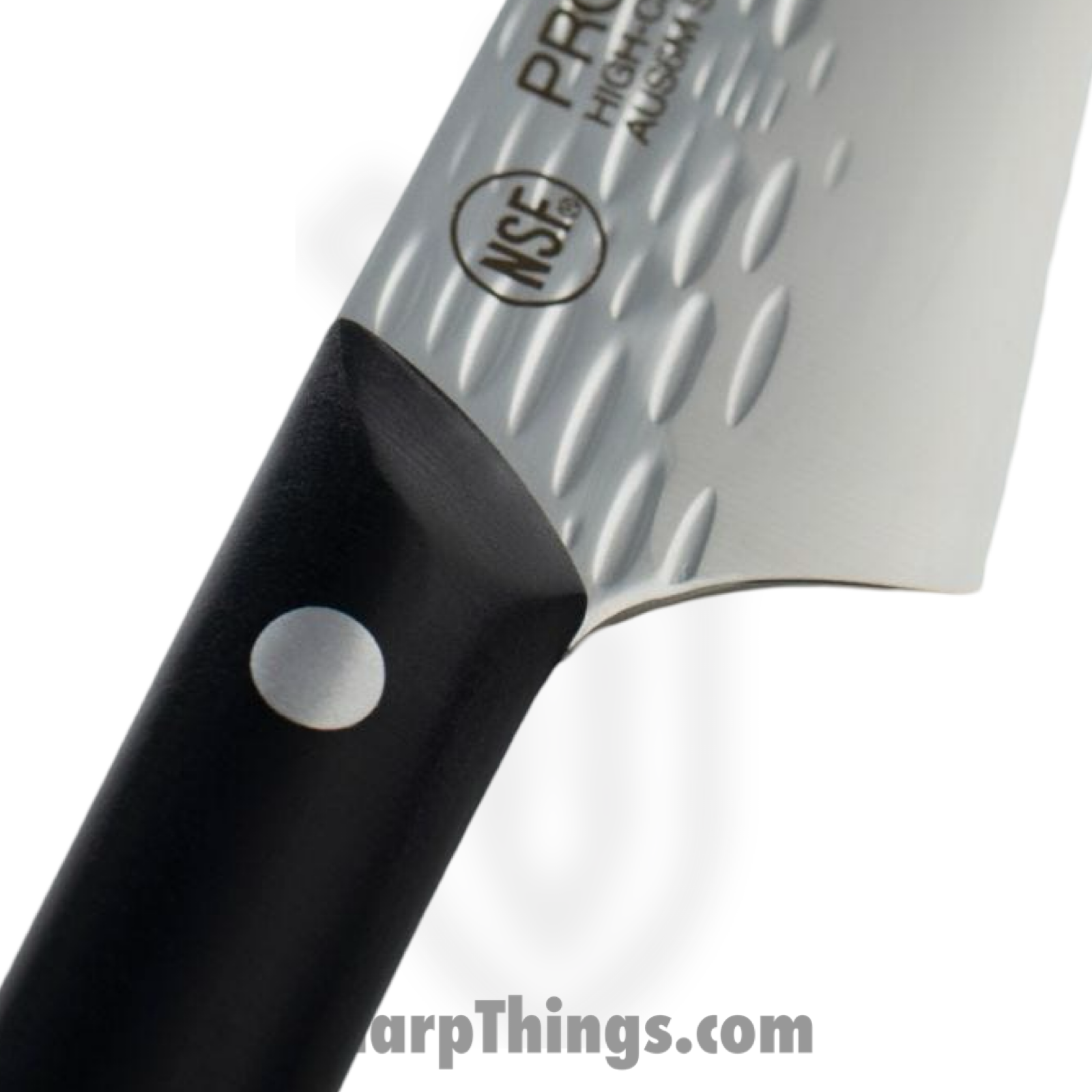 Kai - HT7069 - Pro Asian Multi-Prep 5" - Fixed Blade Knife - AUS-6 Hammered Reverse Tanto - POM - Black - Image 3