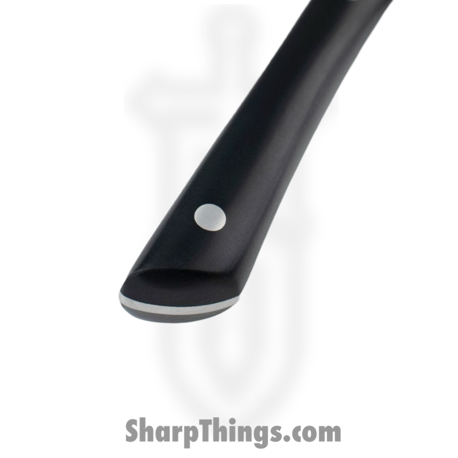Kai - HT7069 - Pro Asian Multi-Prep 5" - Fixed Blade Knife - AUS-6 Hammered Reverse Tanto - POM - Black - Image 4