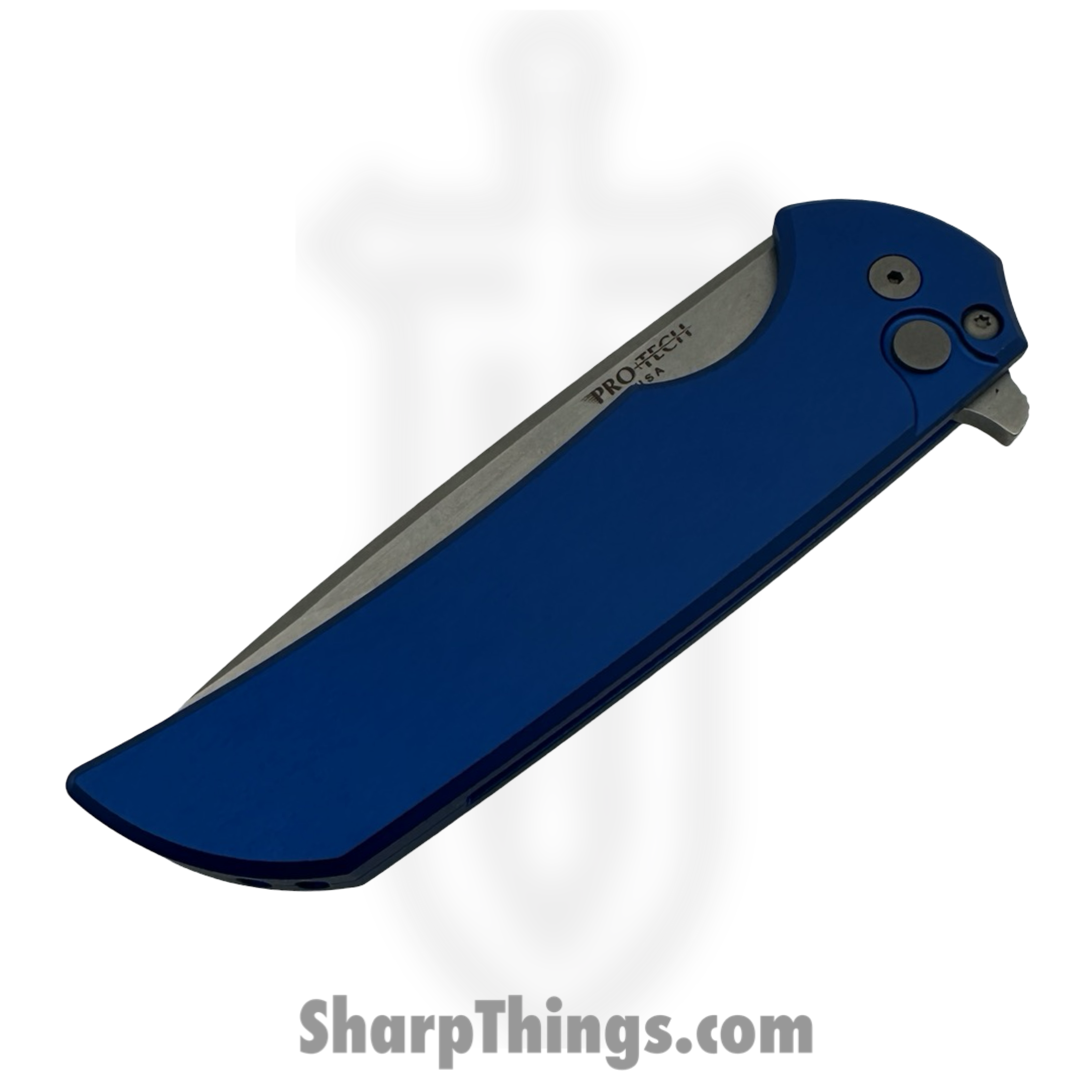 ProTech - MX101-Blue - Mordax - Folding Knife - CPM MagnaCut Stonewash Drop Point - Aluminum - Blue - Image 3
