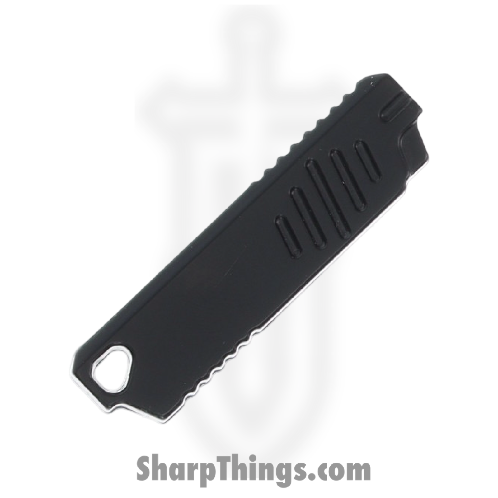 Novelty Knife Co. - NV335 - Mini Knife - Assisted Open Knife - Stainless Satin Clip Point - Aluminum - Black - Image 2