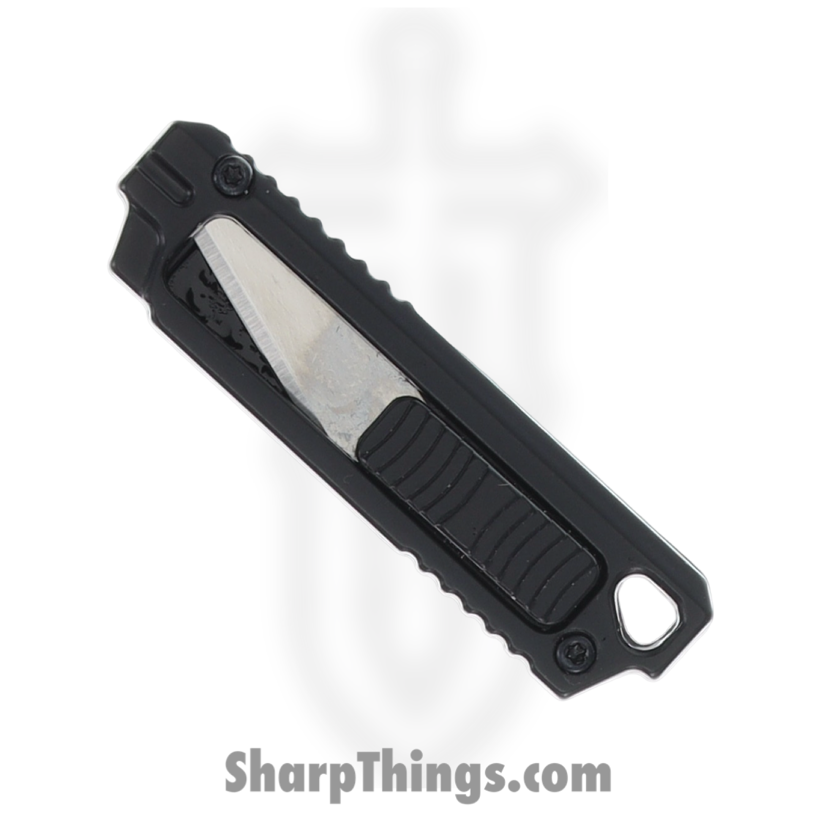 Novelty Knife Co. - NV335 - Mini Knife - Assisted Open Knife - Stainless Satin Clip Point - Aluminum - Black - Image 3