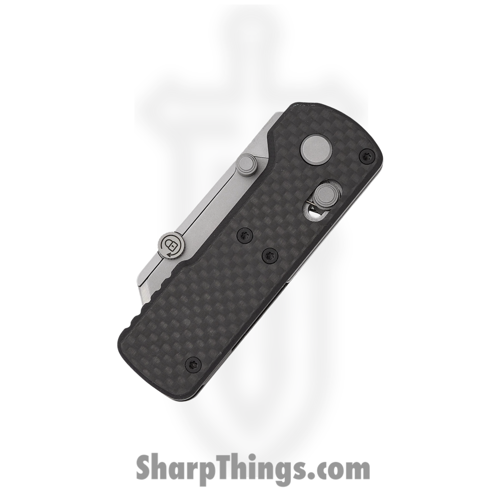 Olight - OLTOTACLEU1CFO - Otacle U1 - Folding Knife - SK5 HC Satin Razor - CF G10 - Black - Image 3