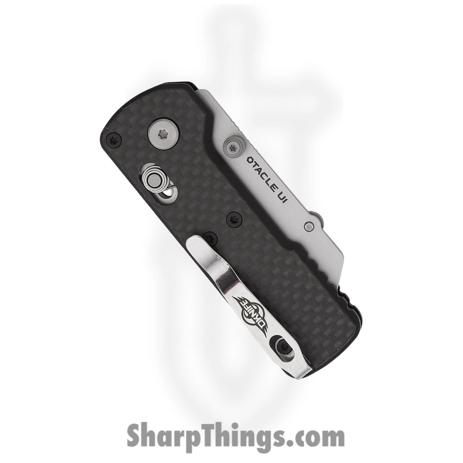 Olight - OLTOTACLEU1CFO - Otacle U1 - Folding Knife - SK5 HC Satin Razor - CF G10 - Black - Image 4