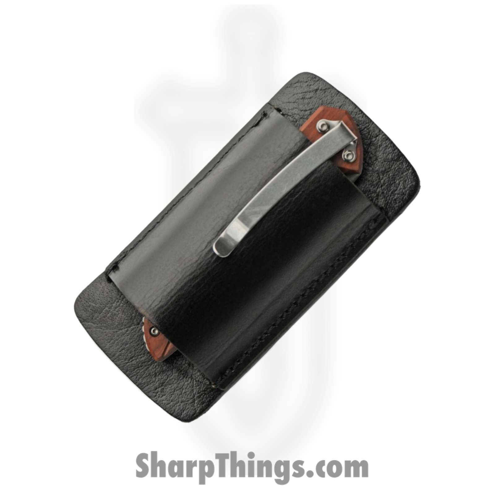 Rite Edge - PA203327BK - Folder Belt Sheath - Leather - Black - Image 2