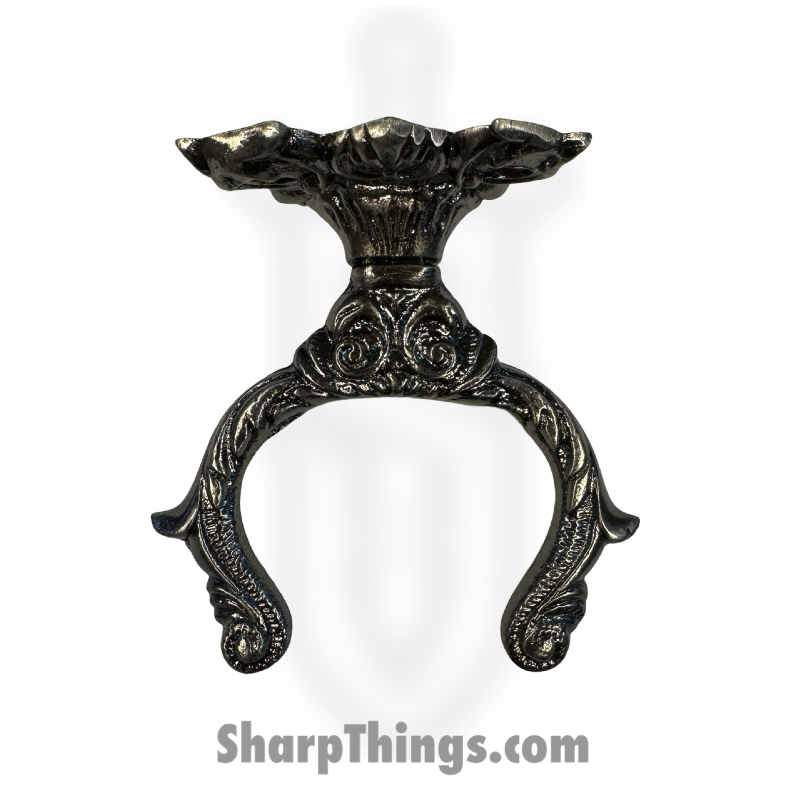 Pakistan Cutlery - PA3313 - Fancy Sword Hanger Adjustable - Cast Metal - Silver - Image 3