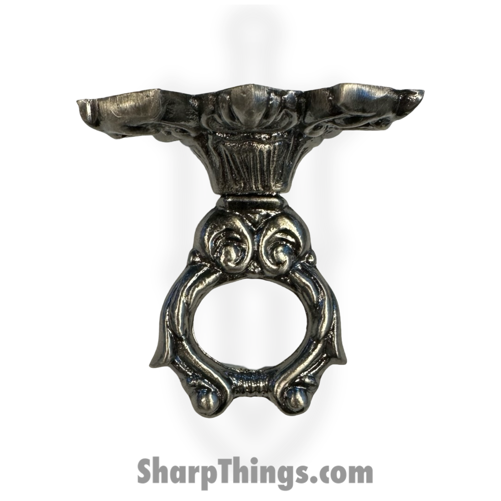 Pakistan Cutlery - PA3313 - Fancy Sword Hanger Adjustable - Cast Metal - Silver - Image 4