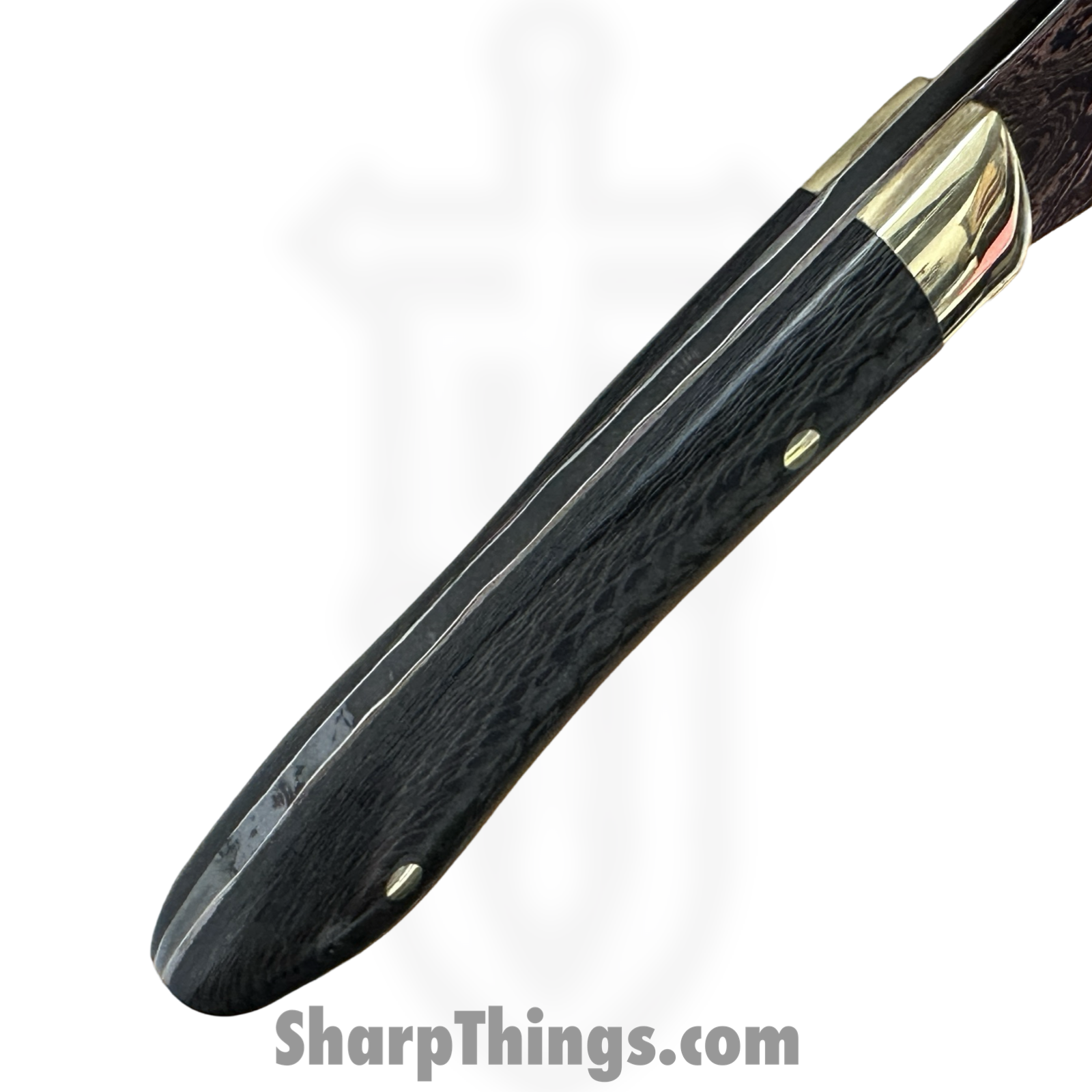 Royalty Rings Co. - RRC-Ere-01 - Erebus - Fixed Blade Knife - Baker Forge Damascus Damascus Drop Point - Carbon Fiber - Black - Image 5