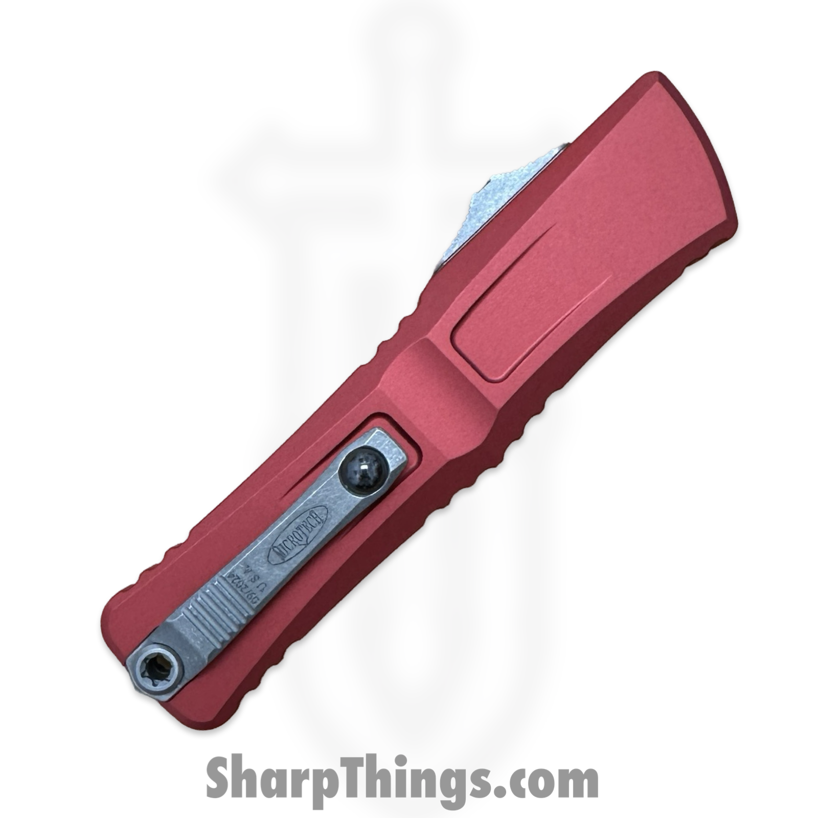 Microtech - 1143-11APRD - Combat Troodon Gen III - OTF Auto - M390MK Apocalyptic Drop Point P/S - 6061-T6 Aluminum - Red - Image 4