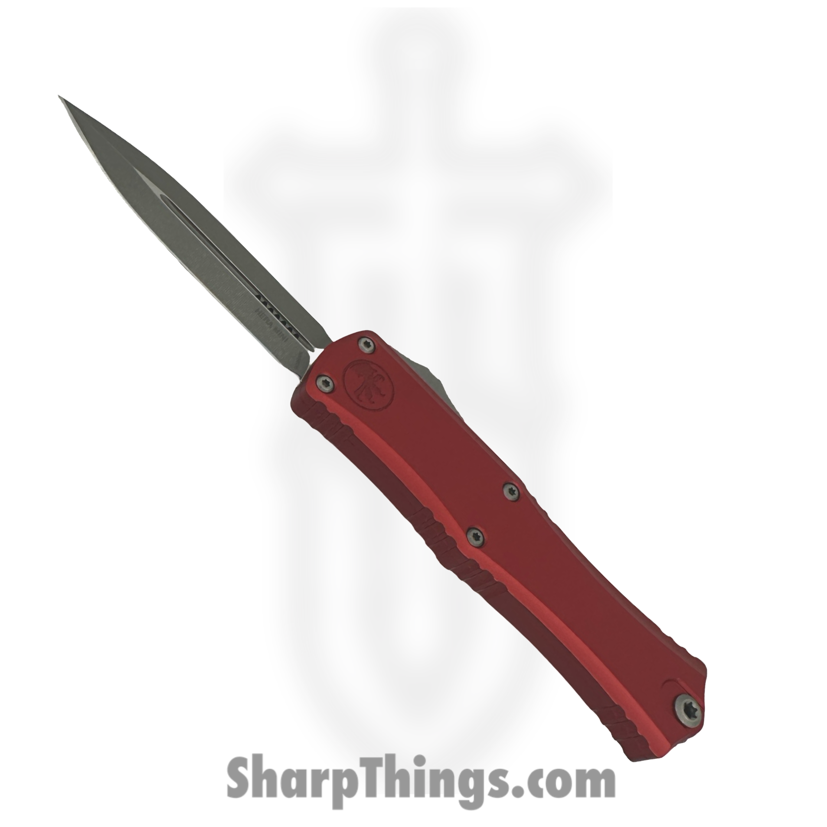Microtech - 1702M-10APRD - Hera II Mini - OTF Auto - M390MK Apocalyptic Dagger - 6061-T6 Aluminum - Red