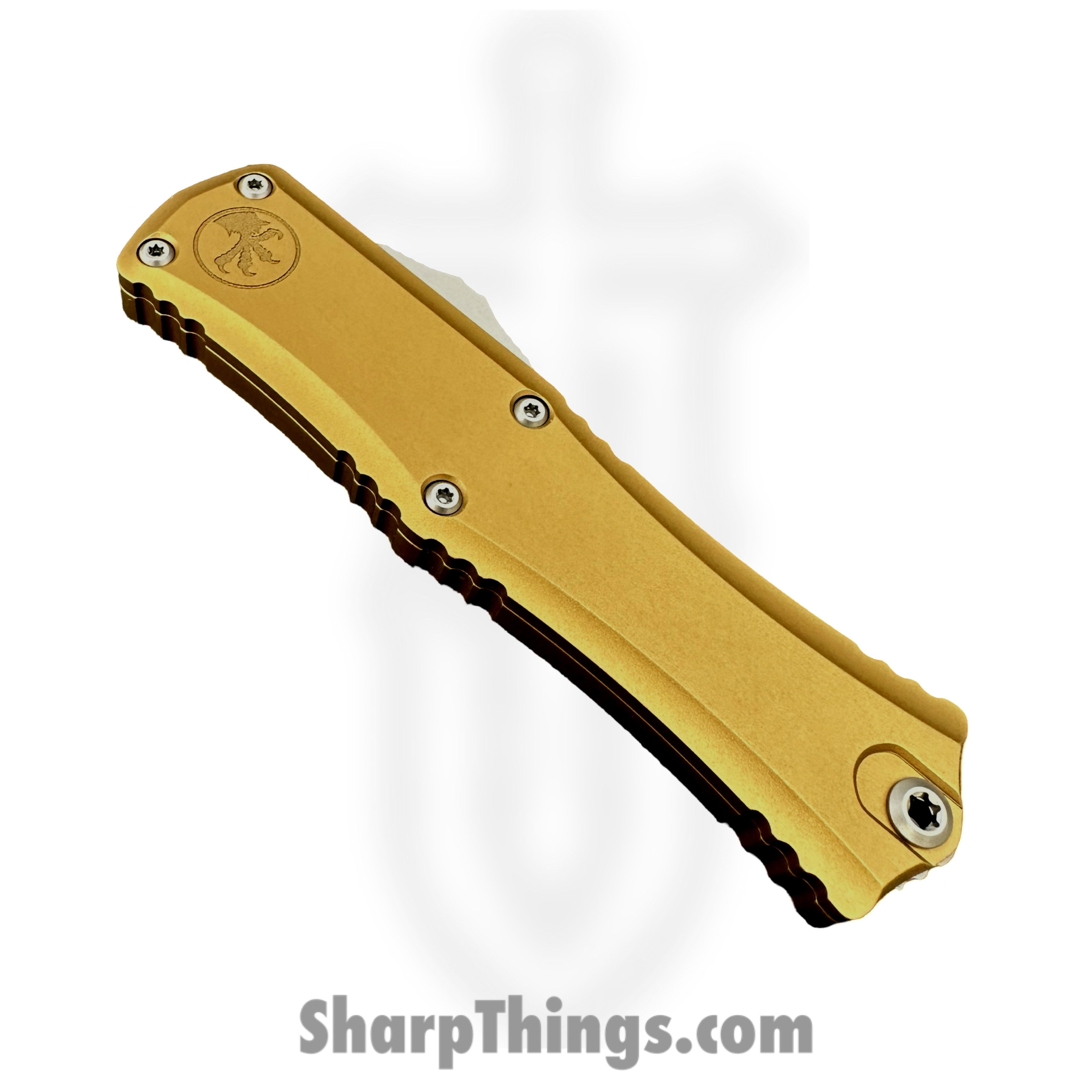 Microtech - 1702M-4TA - Mini Hera II - OTF Auto - M390MK Satin Dagger - 6061-T6 Aluminum - Tan - Image 3