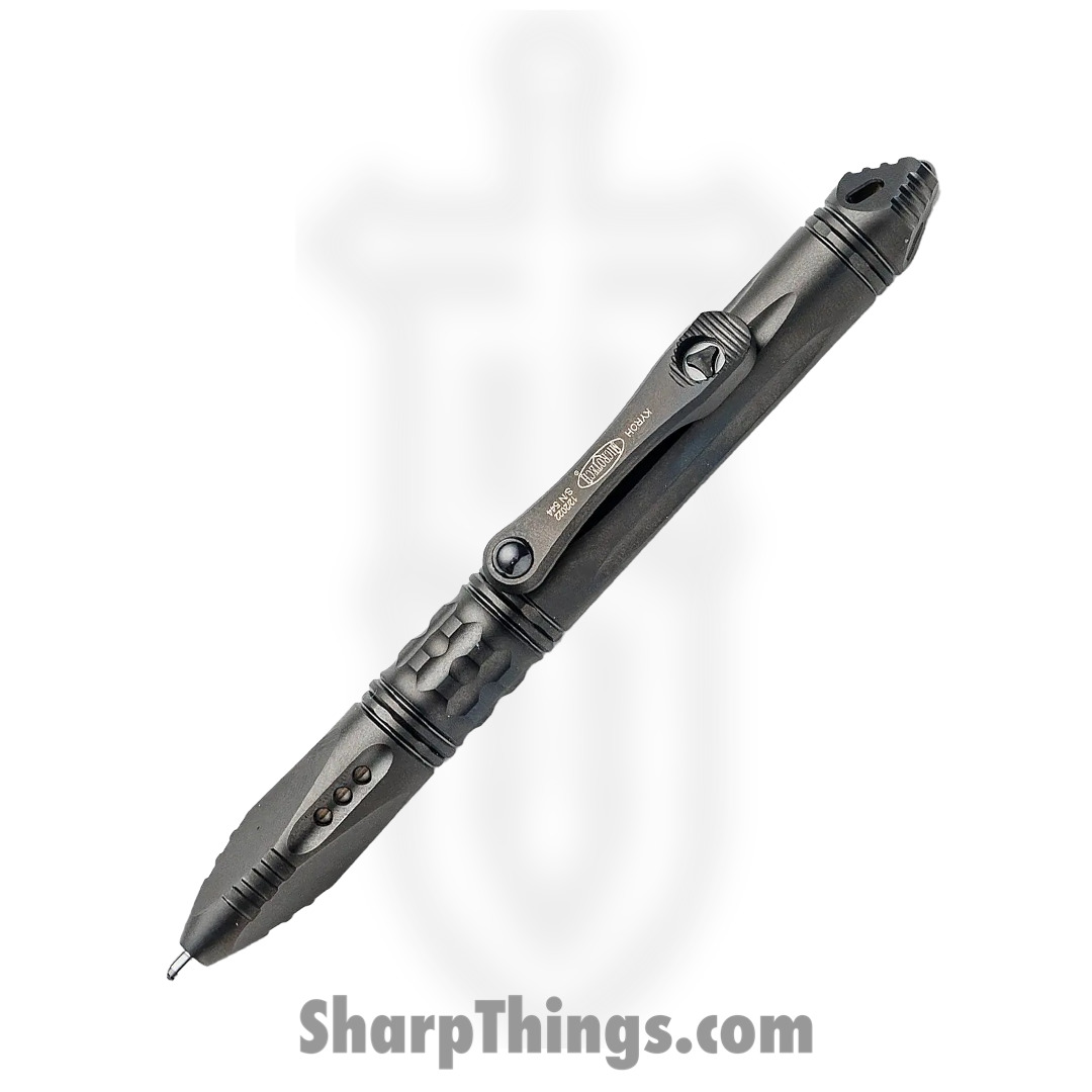 Microtech - 403M-TI-DLCTRI - Kyroh Mini Bolt-Action Titanium Pen - Tritum Cap Insert - Image 5
