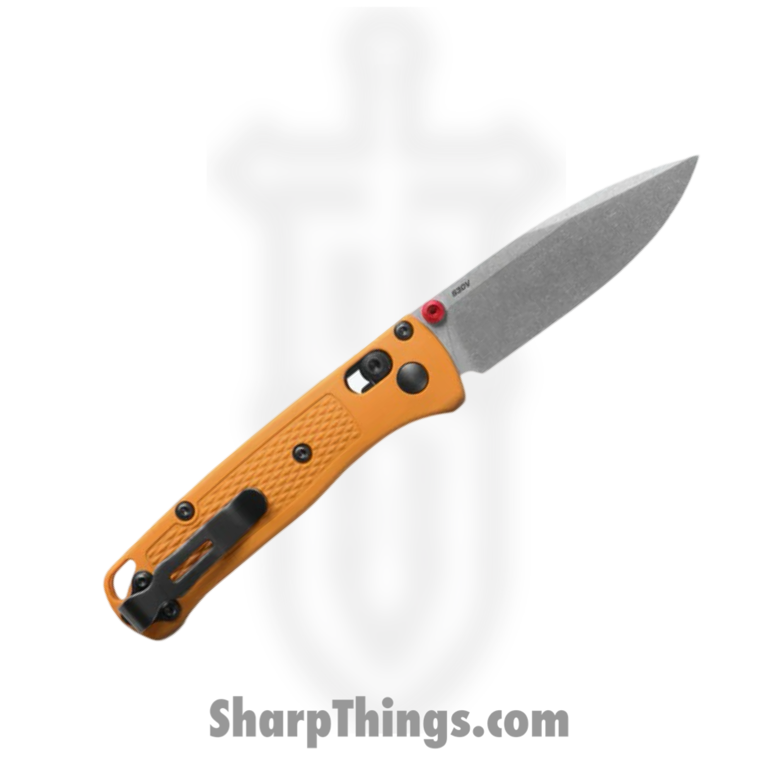 Benchmade - 533-08 - Mini Bugout - Folding Knife - CPM S30V Satin Drop Point - Grivory - Daybreak Yellow - Image 2