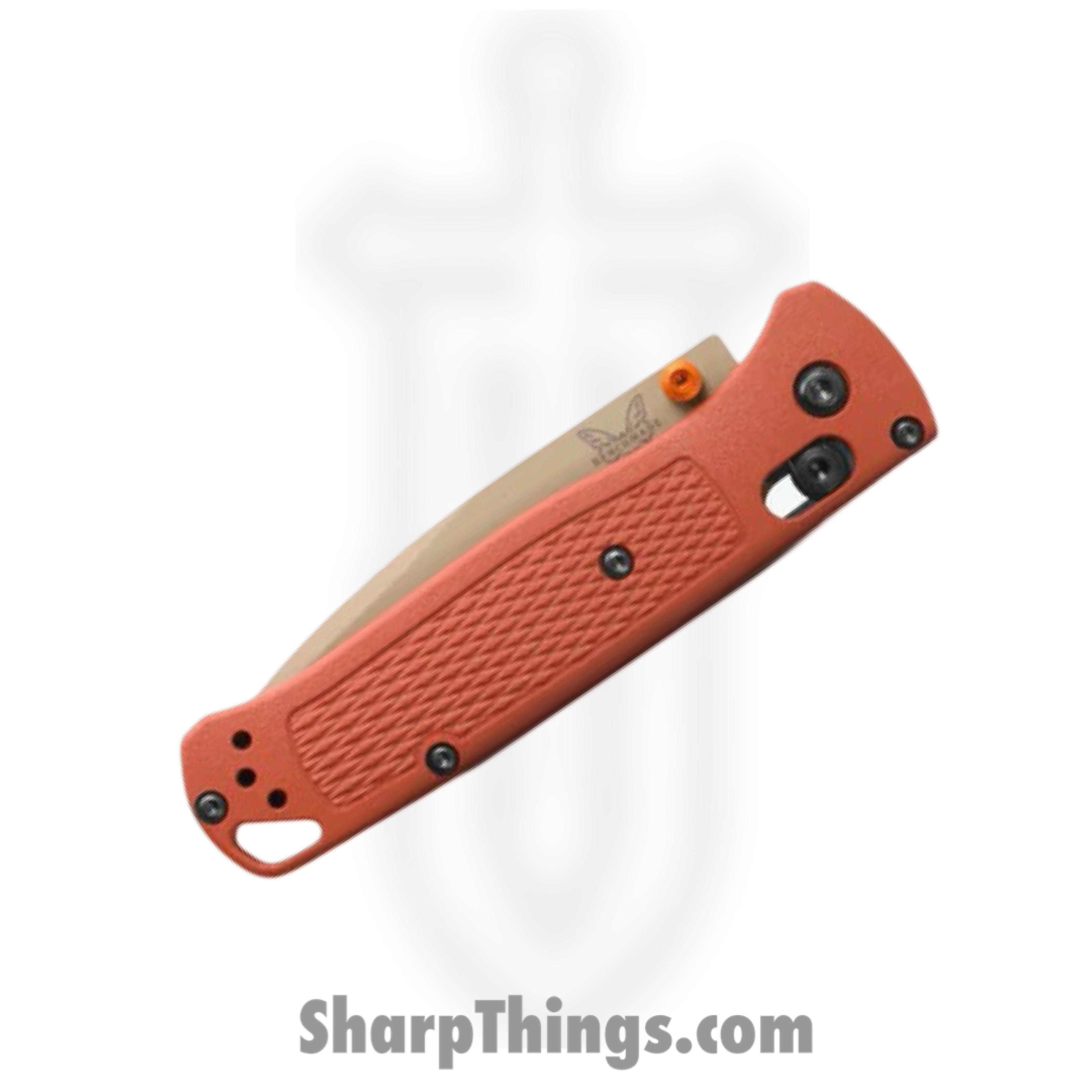 Benchmade - 535TN-10 - Bugout - Folding Knife - CPM S30V Coated Drop Point - Grivory - Rust Orange - Image 2