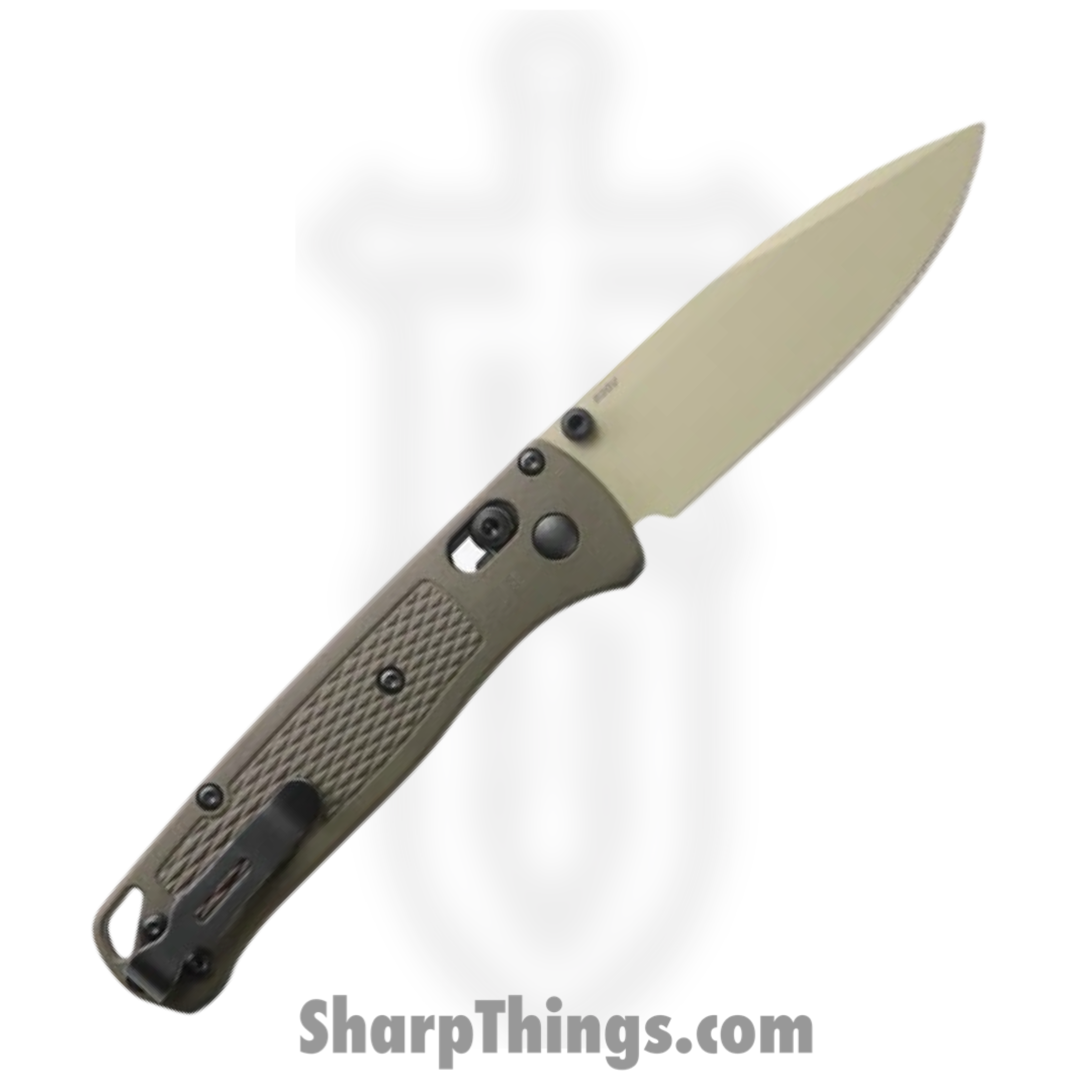Benchmade - 535TN-11 - Bugout - Folding Knife - CPM S30V Coated Drop Point - Grivory - Dark Olive - Image 2