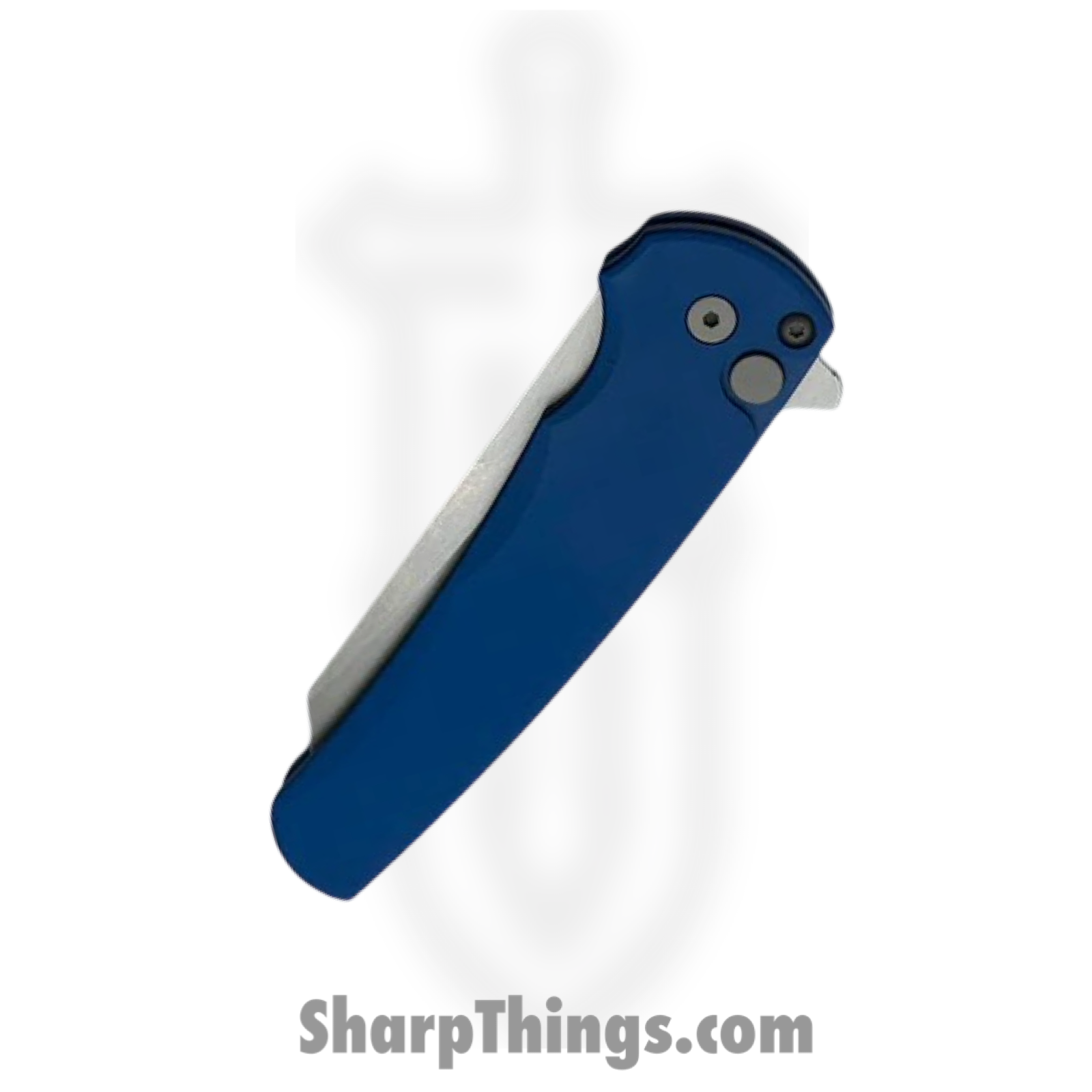 ProTech - 5401-Blue - Malibu - Folding Knife - CPM MagnaCut Stonewash Reverse Tanto - Aluminum - Blue - Image 3
