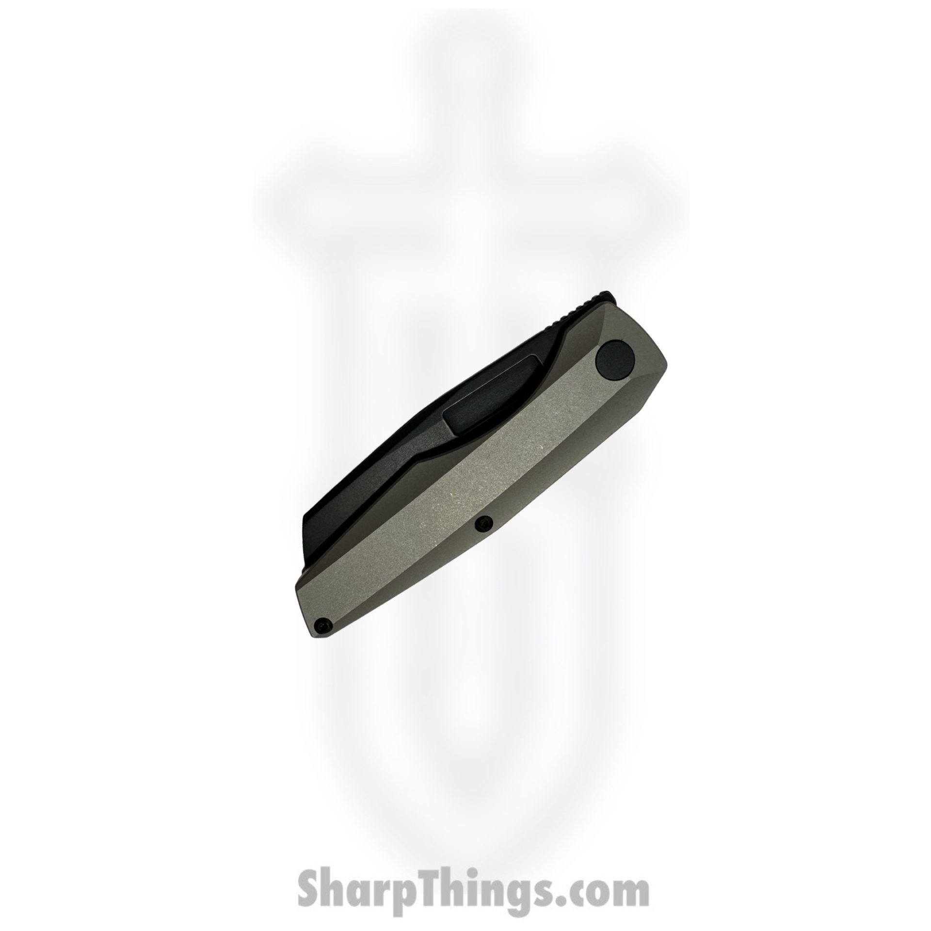 Vero Engineering - V-VAMFL-BS$-FK-0227-S - Axon Mini Frame Lock - Folding Knife - Blackwash M390 Sheepsfoot - Titanium - Stonewash - Image 22