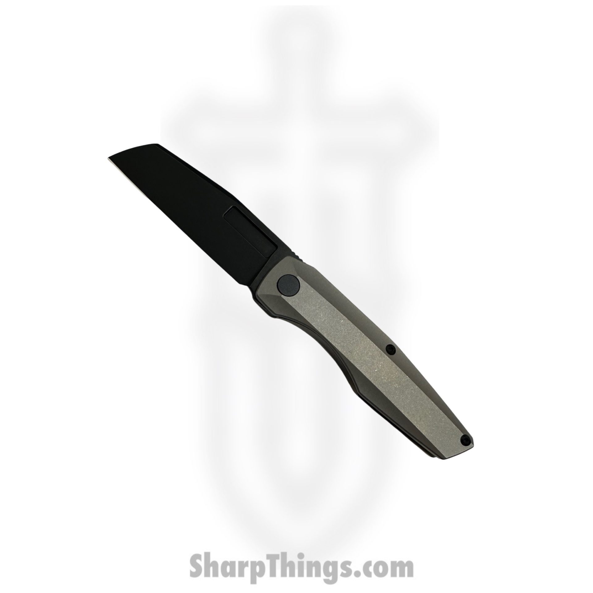 Vero Engineering - V-VAMFL-BS$-FK-0227-S - Axon Mini Frame Lock - Folding Knife - Blackwash M390 Sheepsfoot - Titanium - Stonewash - Image 20