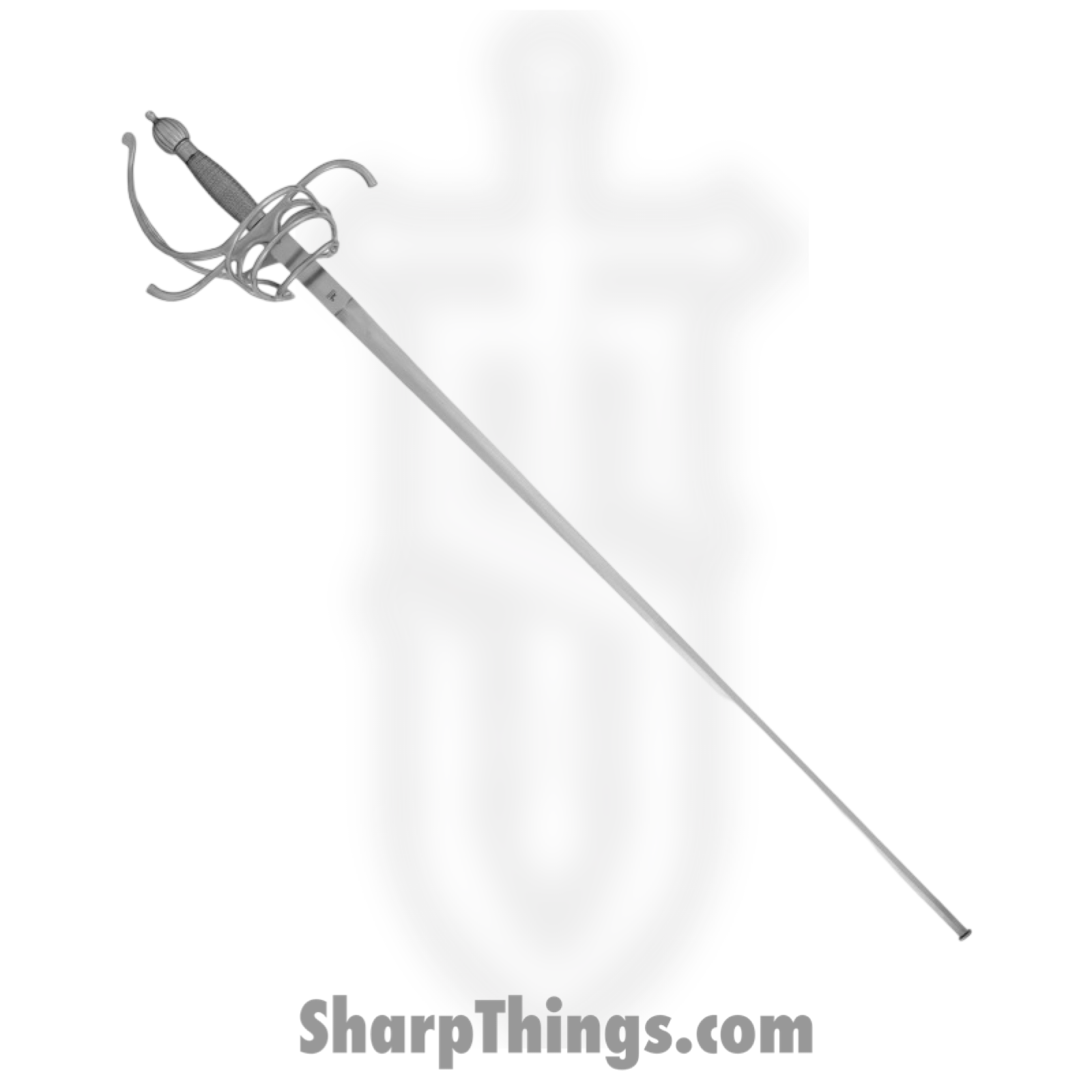 Rite Edge - CN926851 - Rapier - Polished Stainless Steel - Wire Wrapped - Black - Image 4